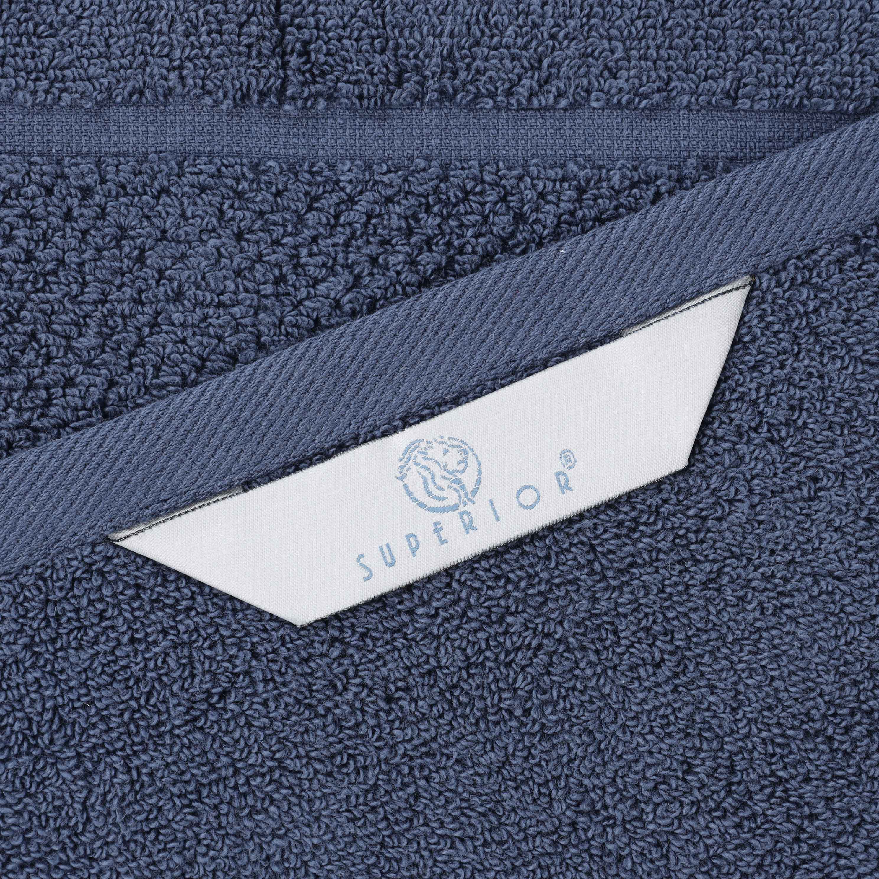 Mile Smart Twist Cotton Solid Broad Border 9 Piece Towel Set - Omnigoodsstore