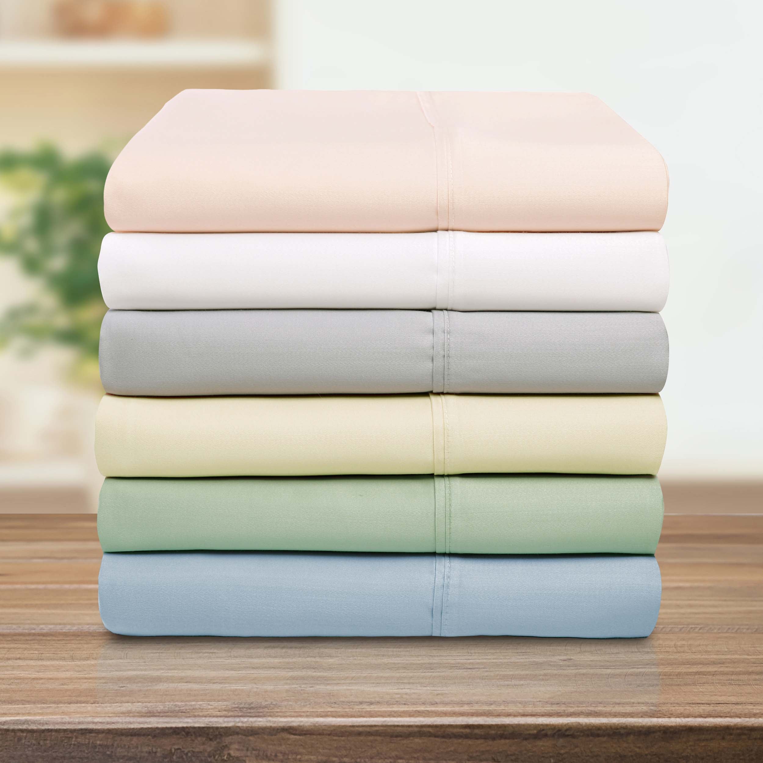 1000 Thread Count Wrinkle Resistant Solid Duvet Cover Set - Omnigoodsstore