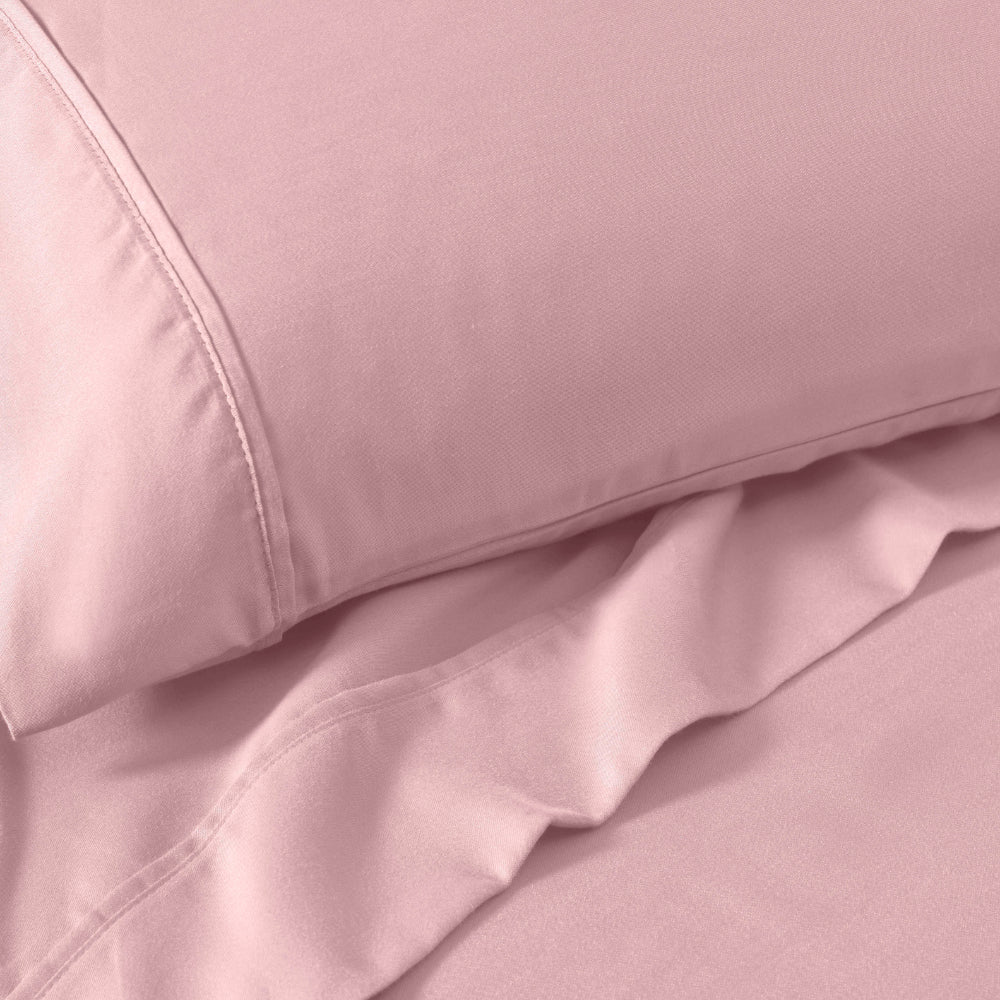 1200 Thread Count Cotton Blend 2 Piece Solid Pillowcase Set - Omnigoodsstore