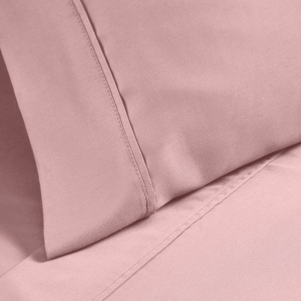 1200 Thread Count Cotton Blend 2 Piece Solid Pillowcase Set - Omnigoodsstore