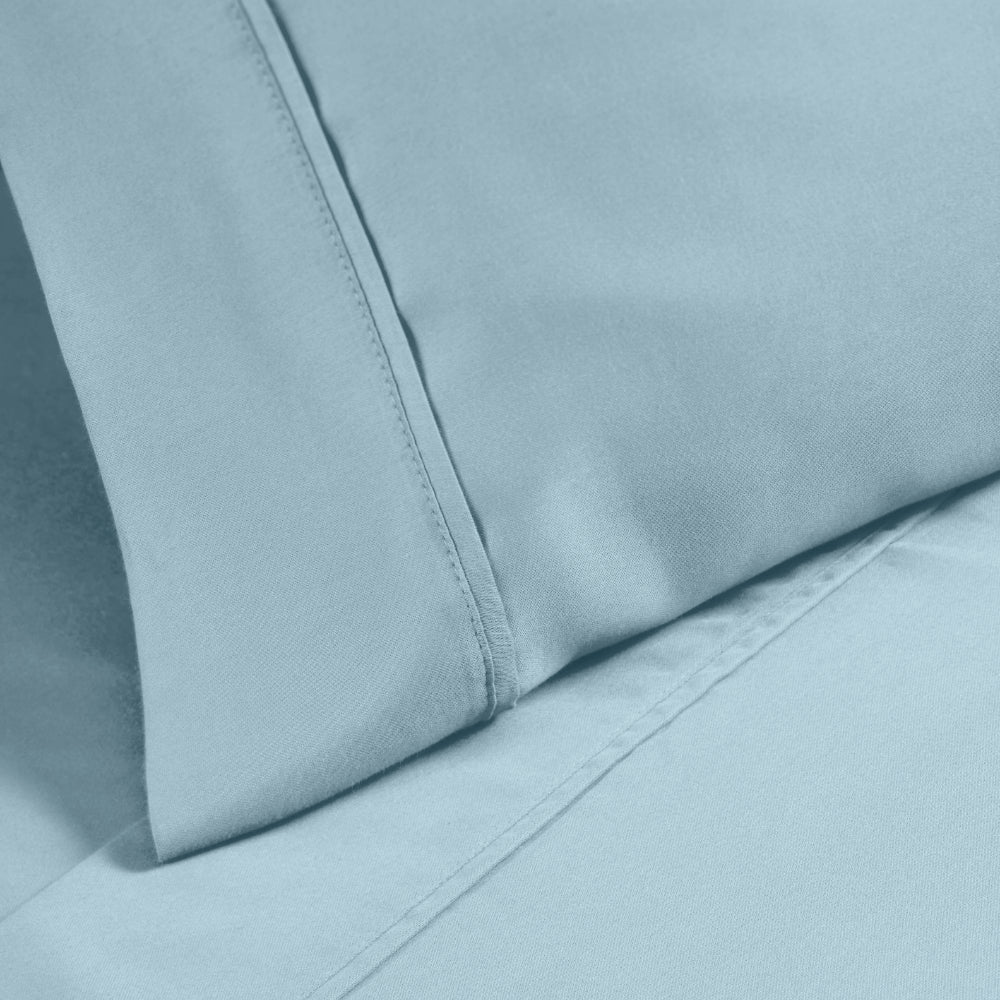 1200 Thread Count Cotton Blend 2 Piece Solid Pillowcase Set - Omnigoodsstore