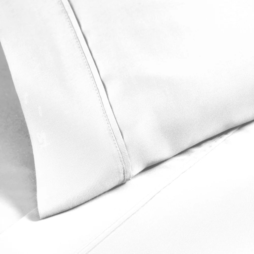 1200 Thread Count Cotton Blend 2 Piece Solid Pillowcase Set - Omnigoodsstore
