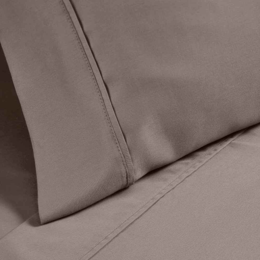 1200 Thread Count Cotton Blend 2 Piece Solid Pillowcase Set - Omnigoodsstore