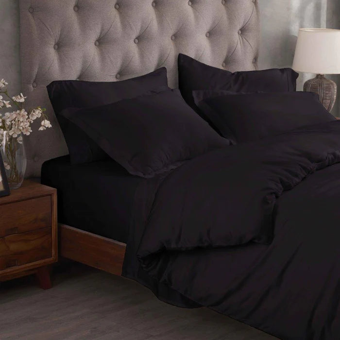 300 Thread Count Modal from Beechwood Solid Duvet Cover Set - Omnigoodsstore