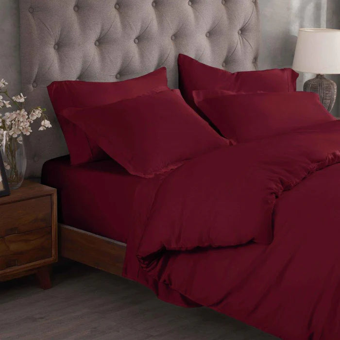 300 Thread Count Modal from Beechwood Solid Duvet Cover Set - Omnigoodsstore