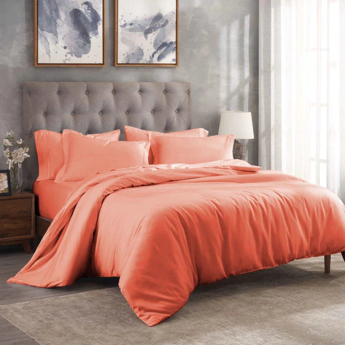 300 Thread Count Modal from Beechwood Solid Duvet Cover Set - Omnigoodsstore
