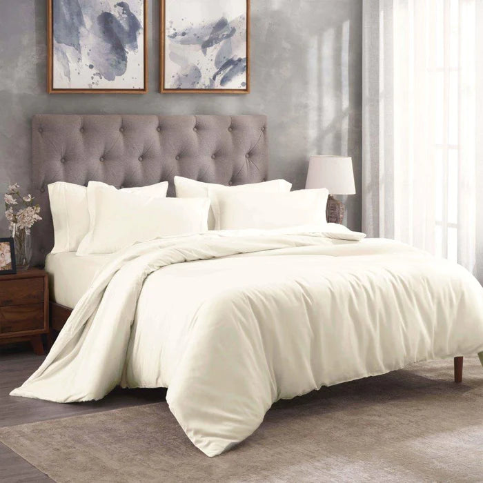 300 Thread Count Modal from Beechwood Solid Duvet Cover Set - Omnigoodsstore