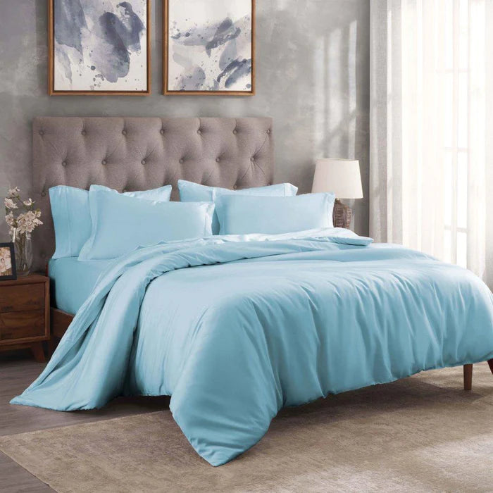 300 Thread Count Modal from Beechwood Solid Duvet Cover Set - Omnigoodsstore