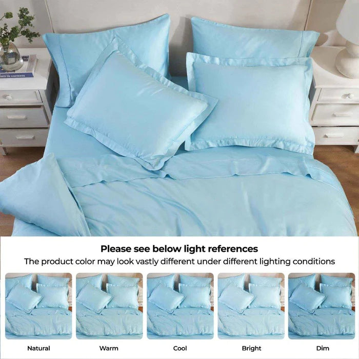 300 Thread Count Modal from Beechwood Solid Duvet Cover Set - Omnigoodsstore