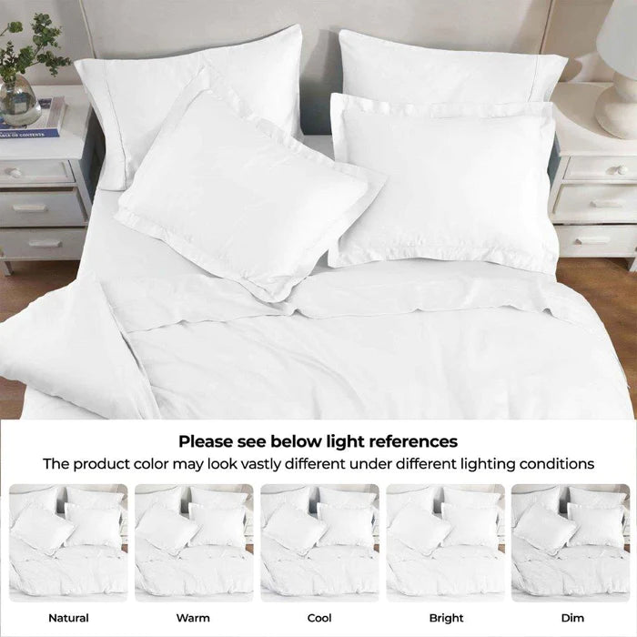 300 Thread Count Modal from Beechwood Solid Duvet Cover Set - Omnigoodsstore