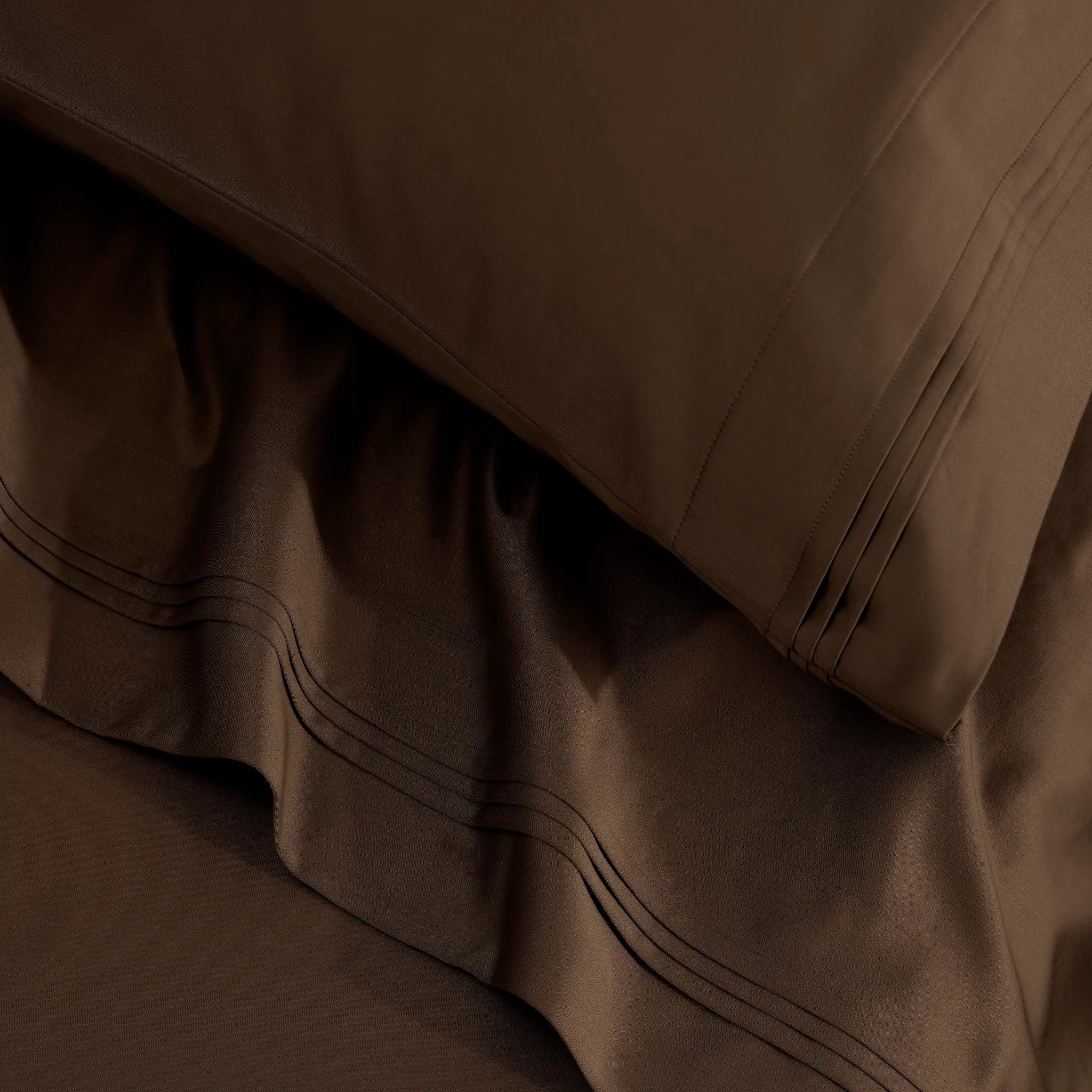 650 Thread Count Egyptian Cotton Solid Pillowcase Set