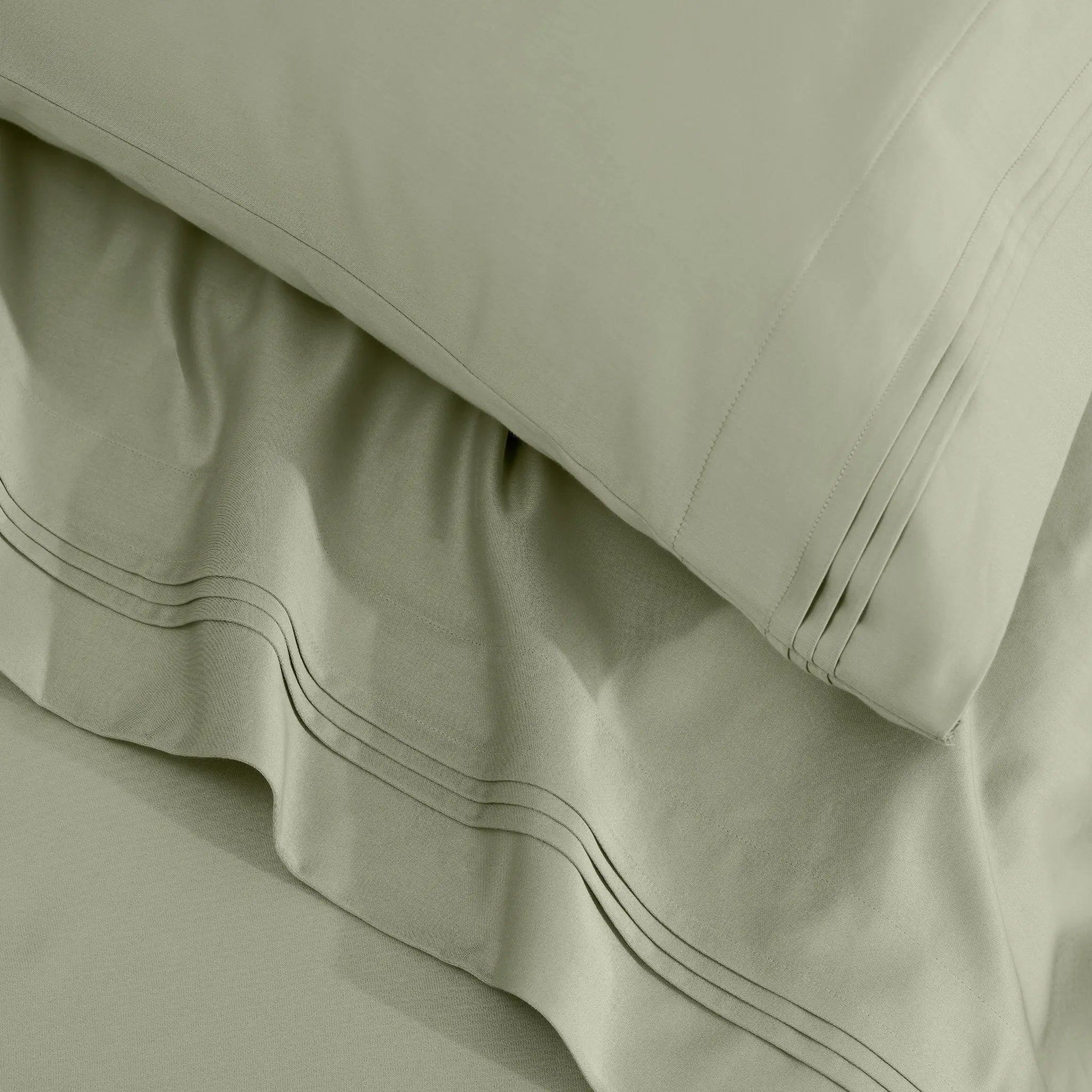 650 Thread Count Egyptian Cotton Solid Pillowcase Set