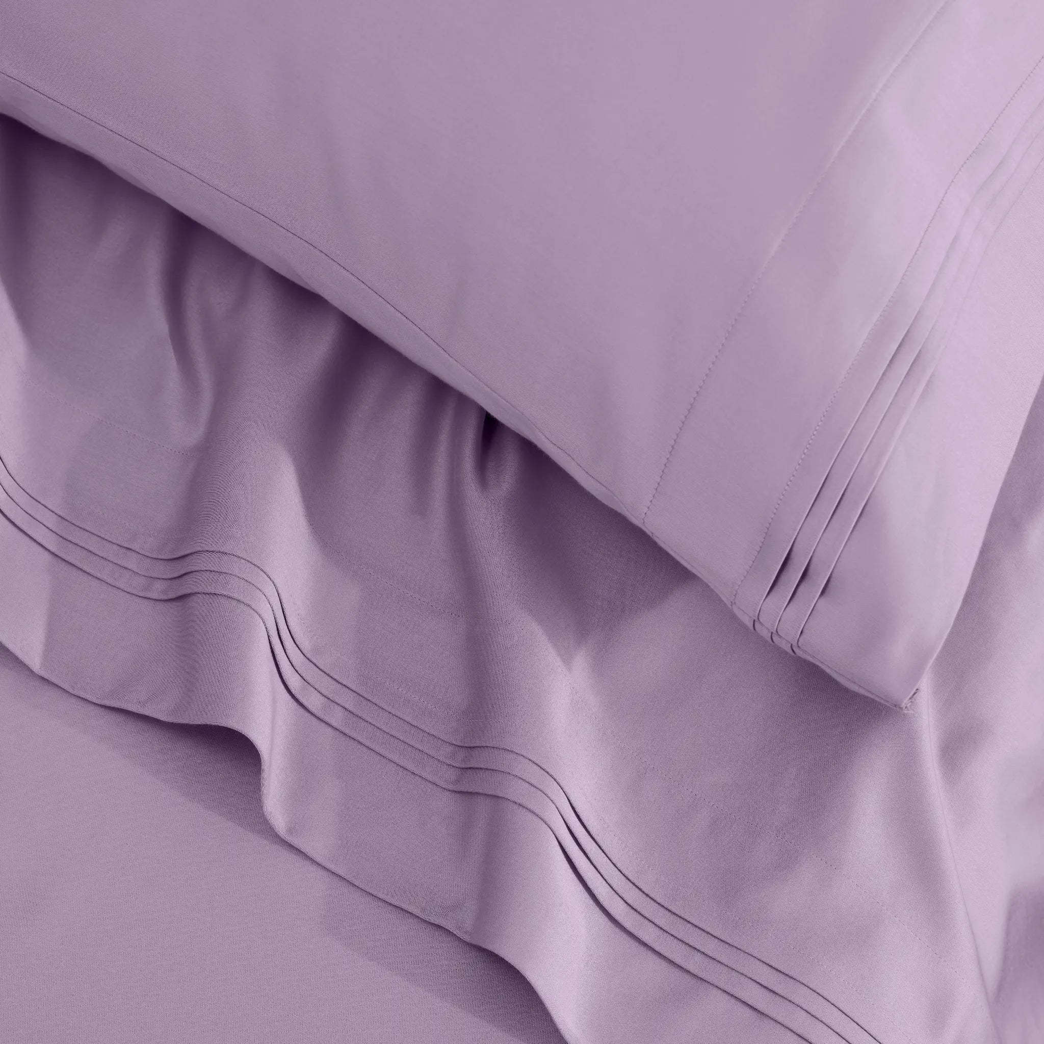 650 Thread Count Egyptian Cotton Solid Pillowcase Set
