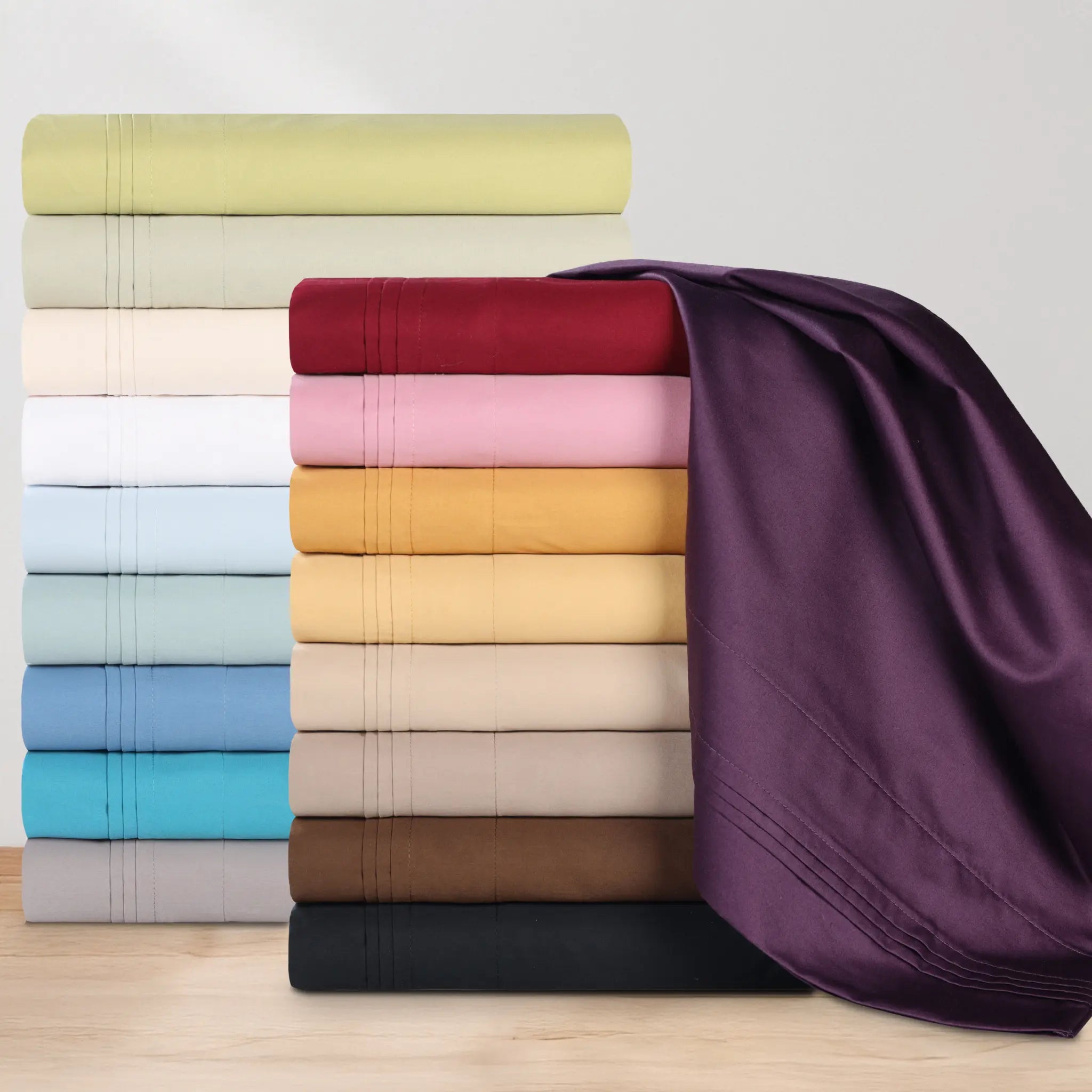 Egyptian Cotton 650 Thread Count Solid Duvet Cover Set