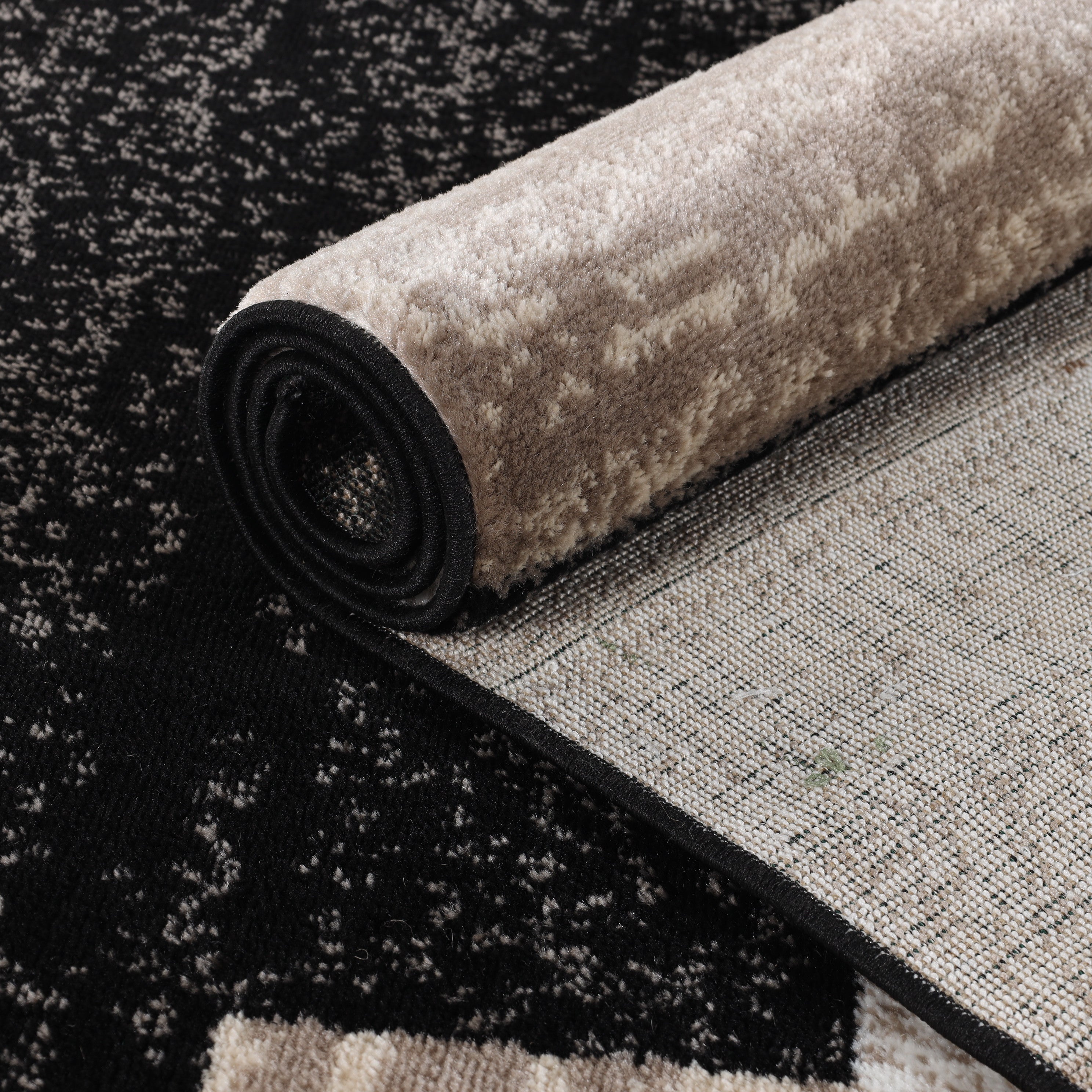 Rockwood Contemporary Geometric Patchwork Indoor Area Rug or Runner - Omnigoodsstore