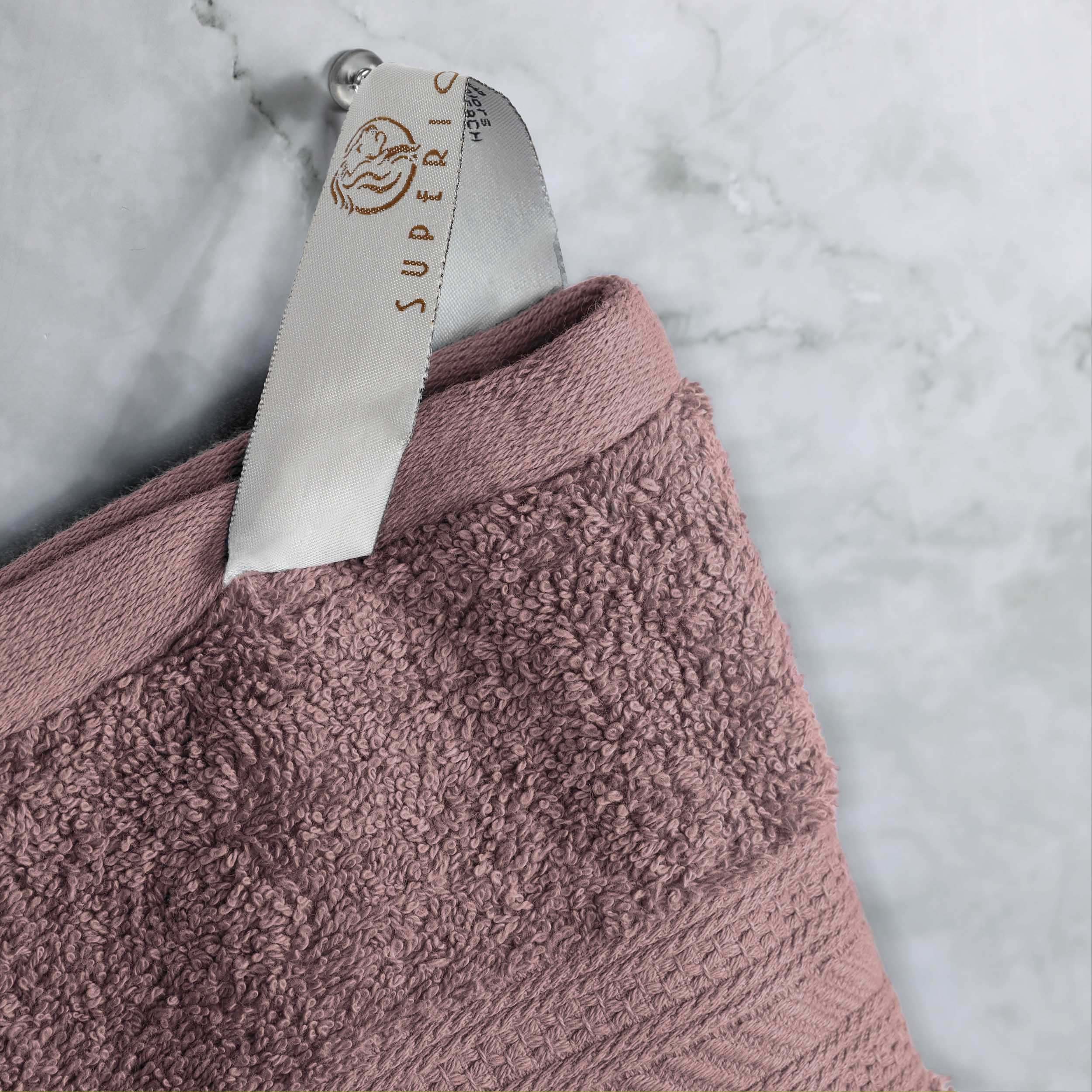 Atlas Cotton Absorbent Heavyweight Solid 4 Piece Bath Towel Set - Omnigoodsstore