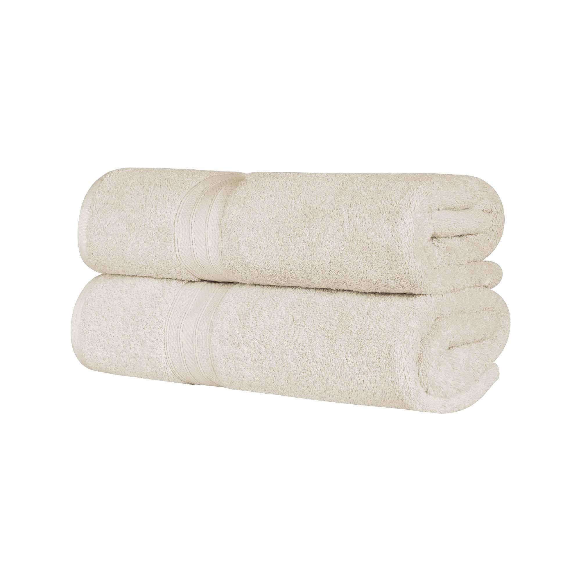 Atlas Cotton Absorbent Heavyweight 2 Piece Bath Sheet Set - Omnigoodsstore