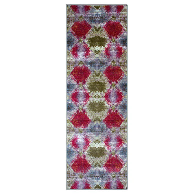 Amarsi Geometric Abstract Non-Slip Indoor Washable Area Rug - Omnigoodsstore