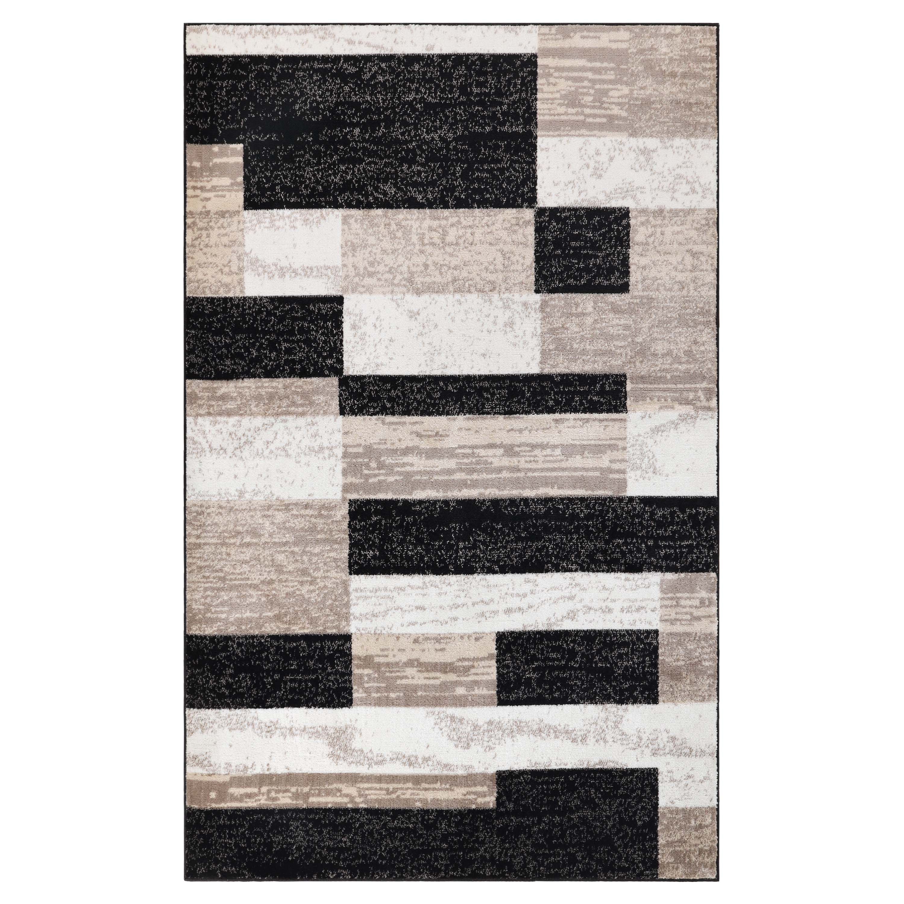 Rockwood Contemporary Geometric Patchwork Indoor Area Rug or Runner - Omnigoodsstore