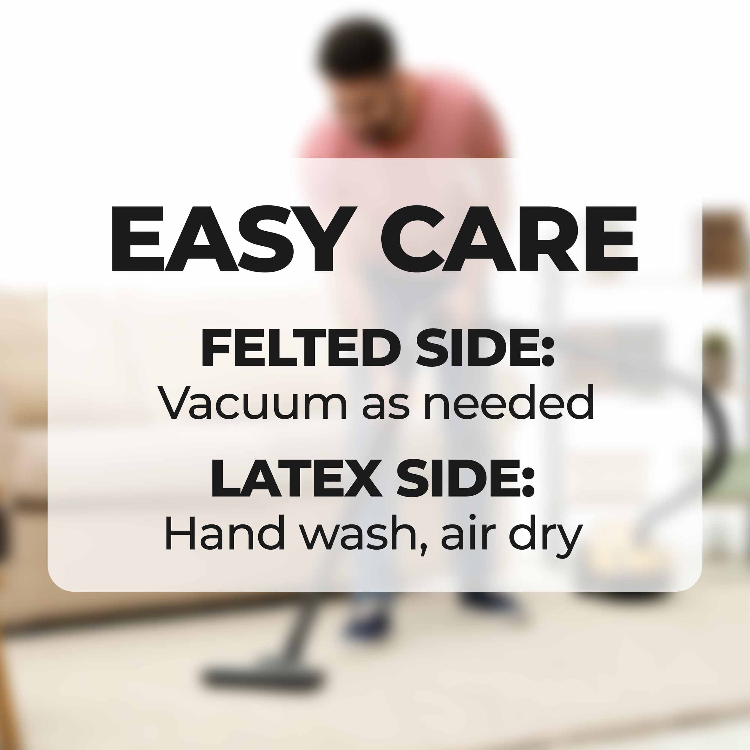 Lynn Non Slip Polyester Felt & Rubber Indoor Area Rug Pad With Coating - Omnigoodsstore