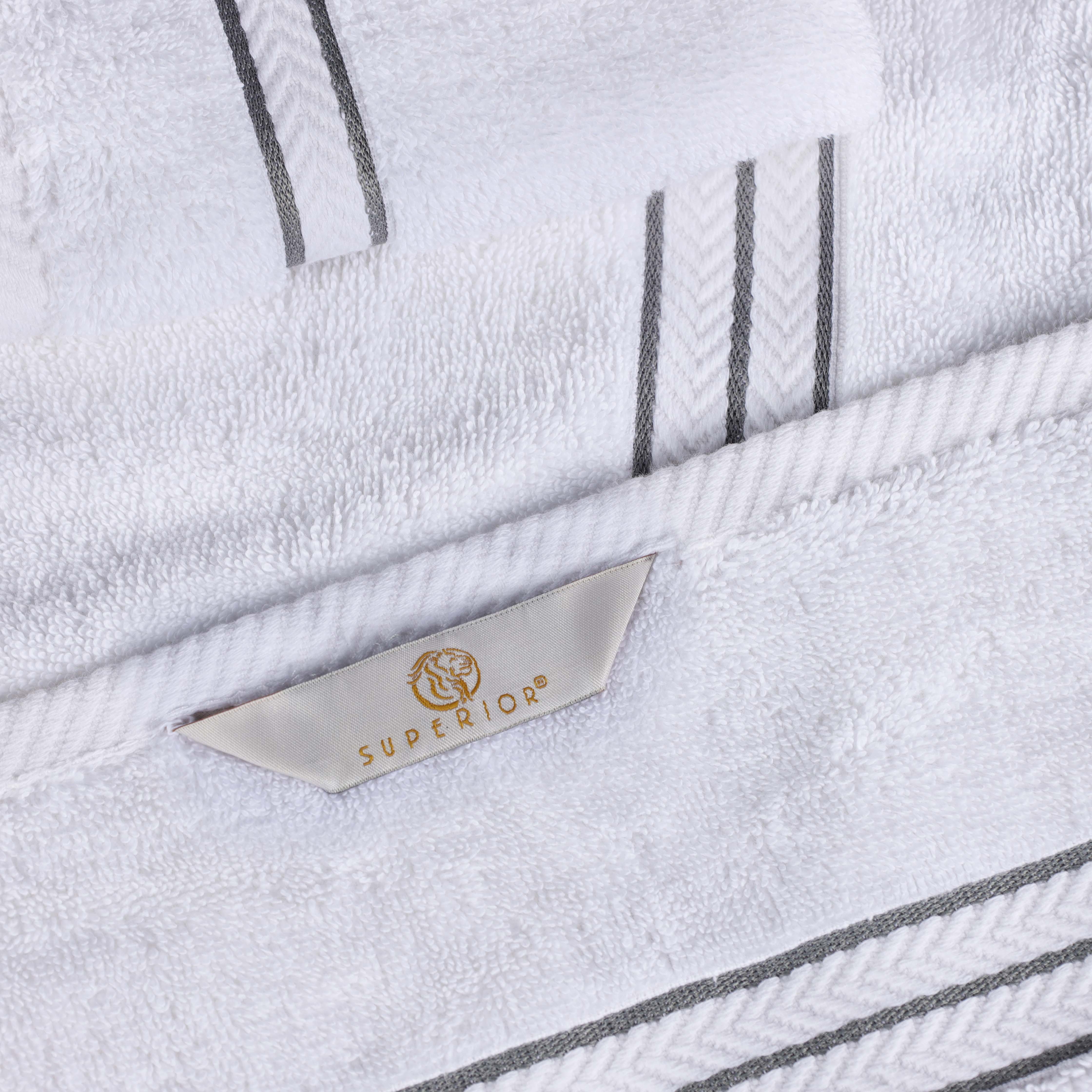 Turkish Cotton Ultra Plush Solid Absorbent 2 Piece Bath Towel Set - Omnigoodsstore