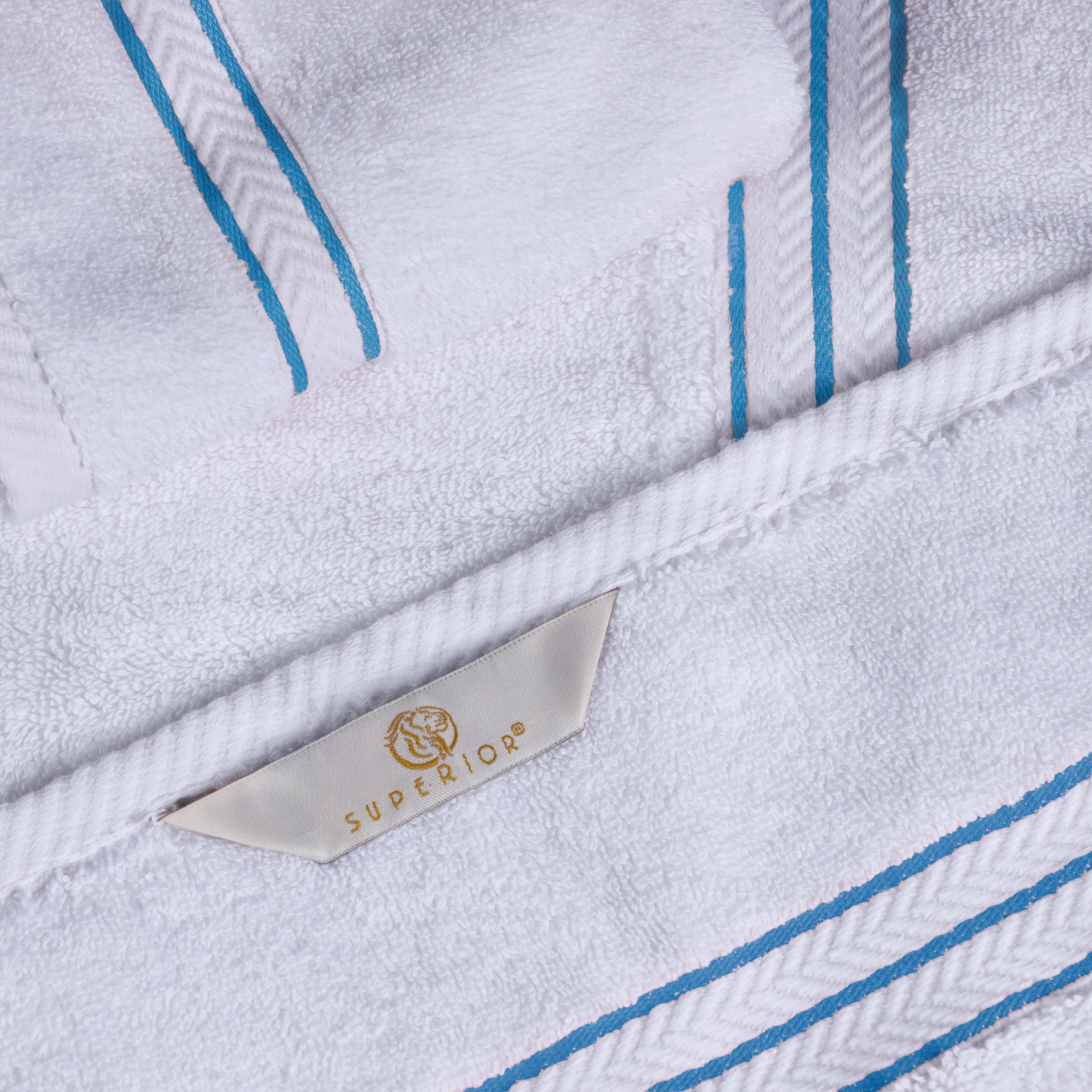 Turkish Cotton Ultra Plush Solid Absorbent 2 Piece Bath Towel Set - Omnigoodsstore