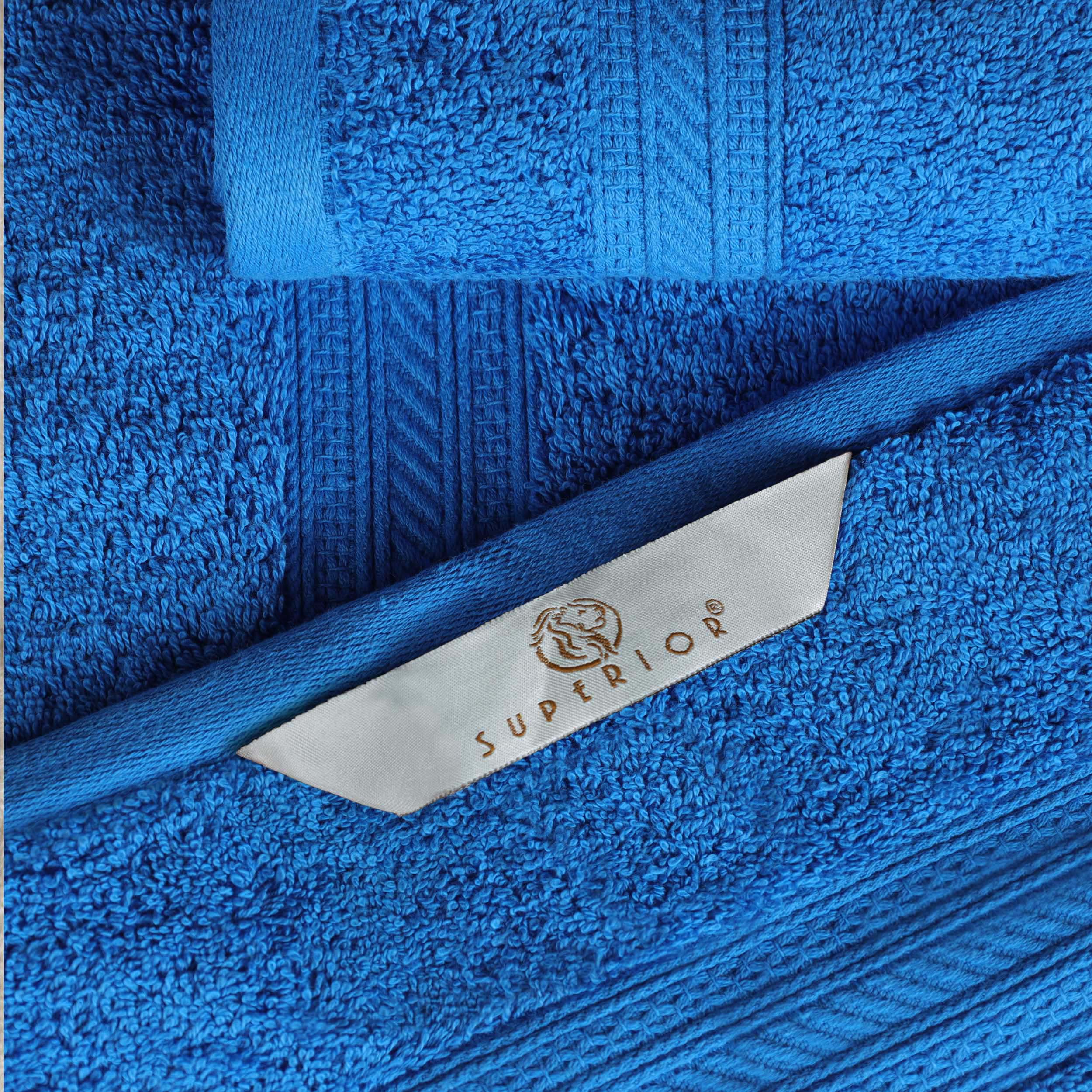 Atlas Cotton Plush Heavyweight Luxury Face Towel Washcloth Set of 12 - Omnigoodsstore