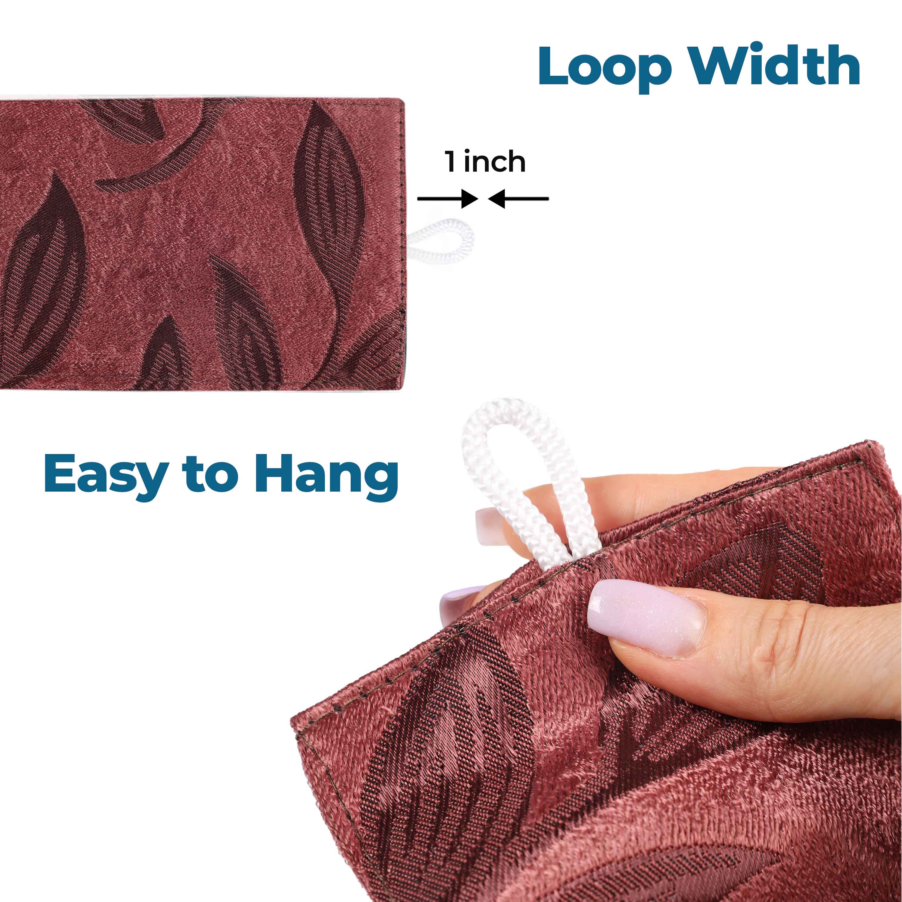 Leaves Machine Room Darkening Blackout Curtains, Set of 2 - Omnigoodsstore