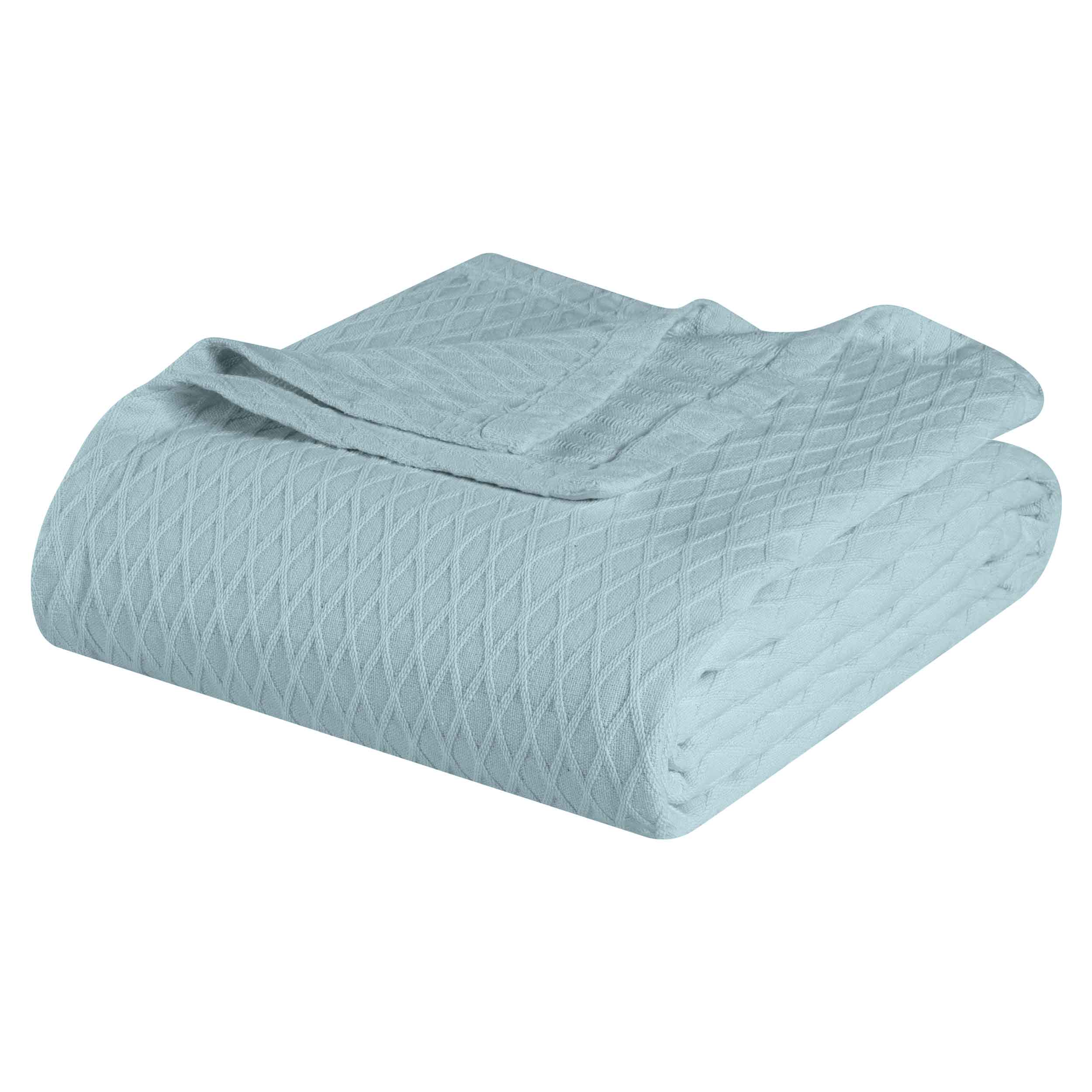 Cotton All Season Diamond Bed Blanket & Sofa Throw - Omnigoodsstore