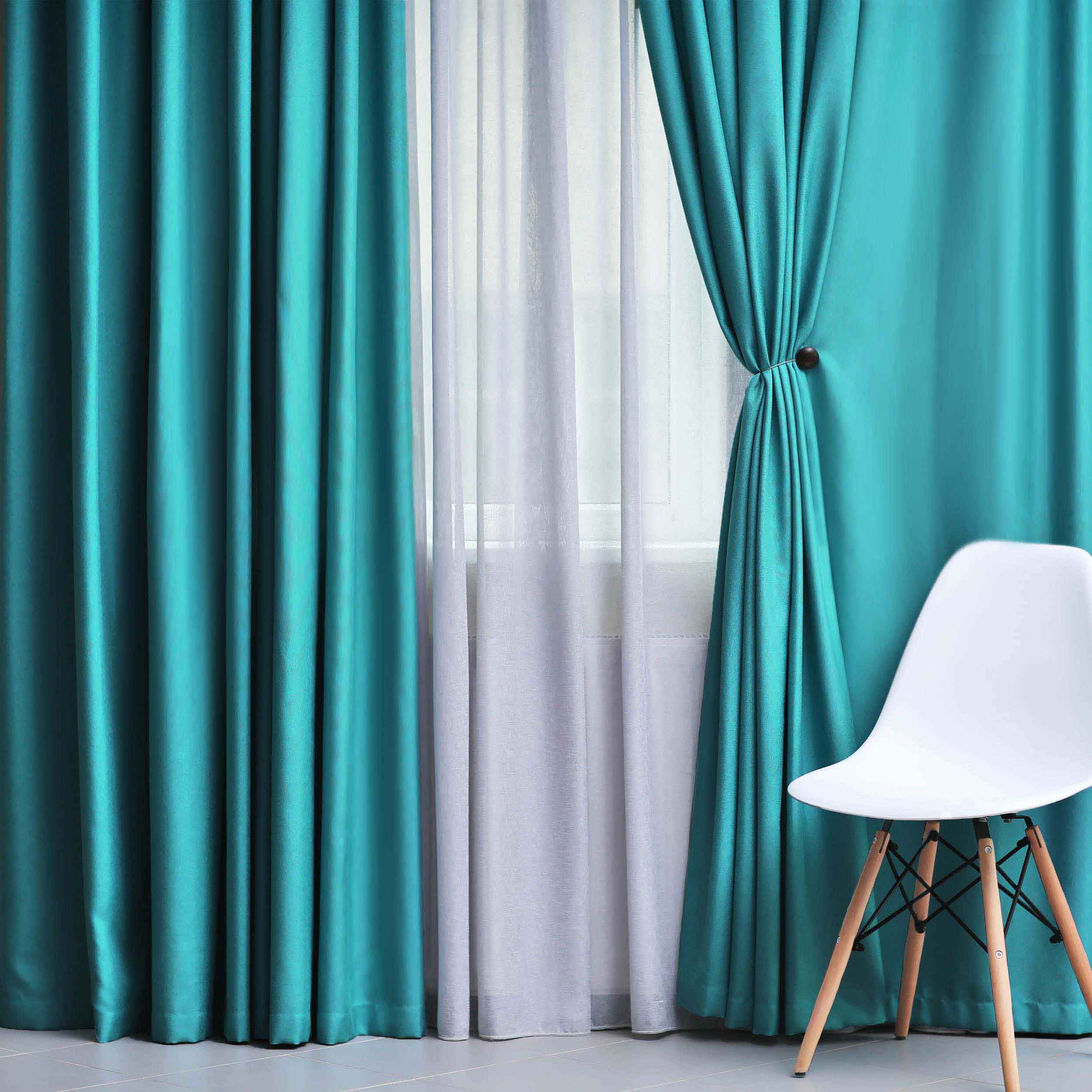 Solid Classic Modern Grommet Blackout Curtain Set - Omnigoodsstore