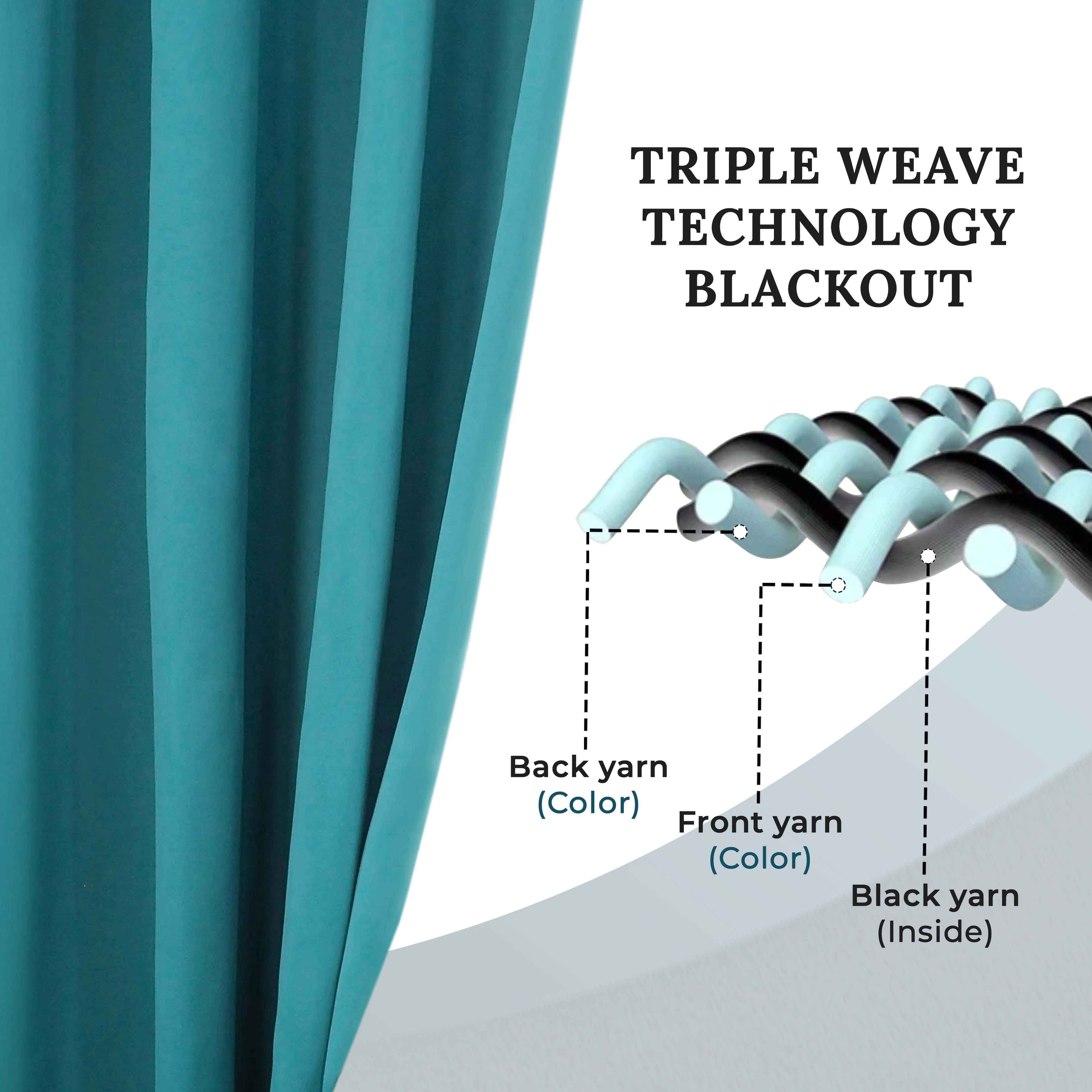 Solid Classic Modern Grommet Blackout Curtain Set - Omnigoodsstore