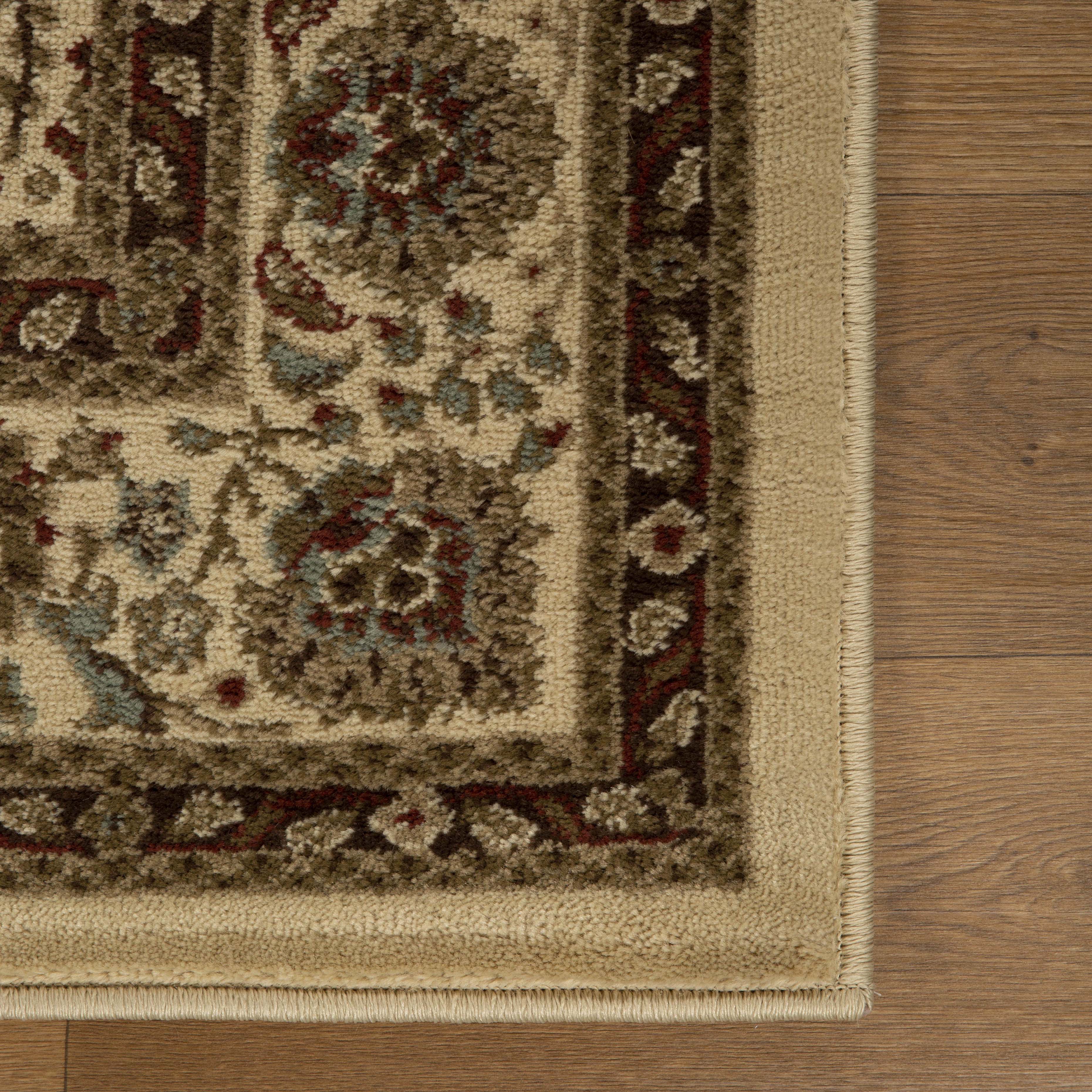 Traditional Oriental Floral Scroll Indoor Area Rug or Runner Rug - Omnigoodsstore
