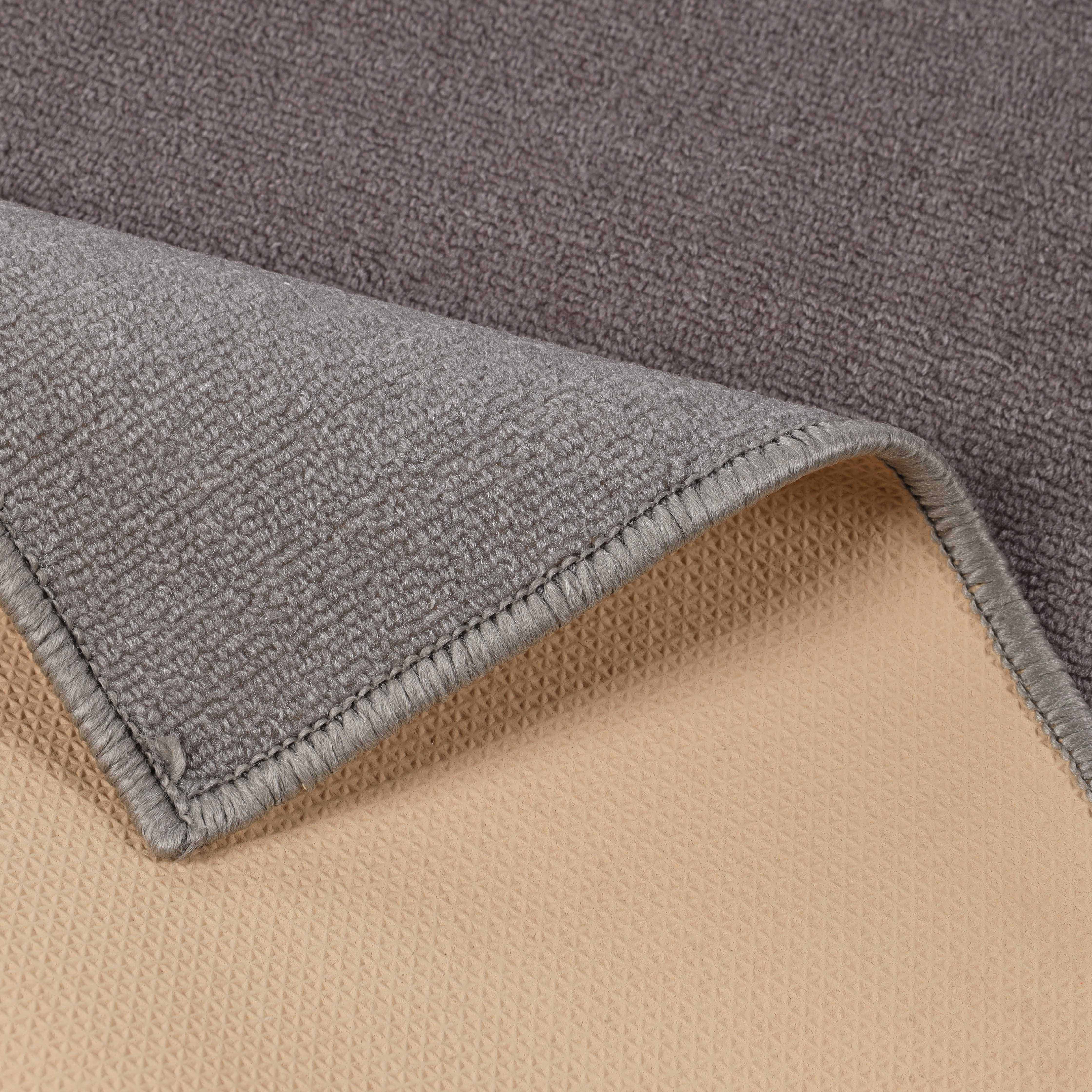 Troy Solid Non-Slip Machine Washable Bath Rug Set - Omnigoodsstore