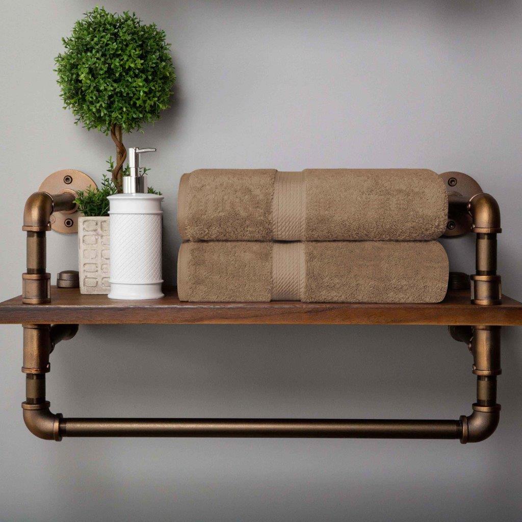 Madison Egyptian Cotton Pile 2 Piece Bath Towel Set - Omnigoodsstore