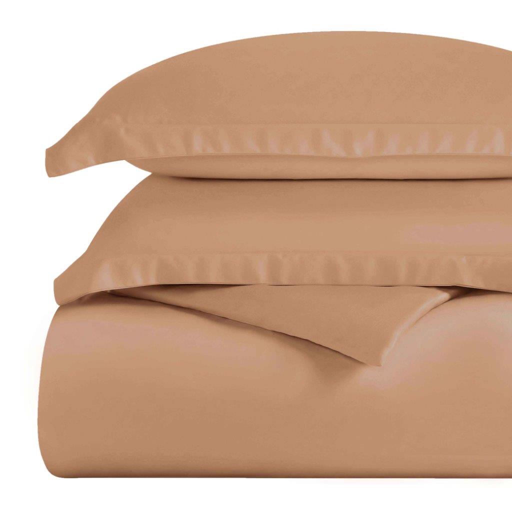 Egyptian Cotton 300 Thread Count Solid Duvet Cover Set - Omnigoodsstore