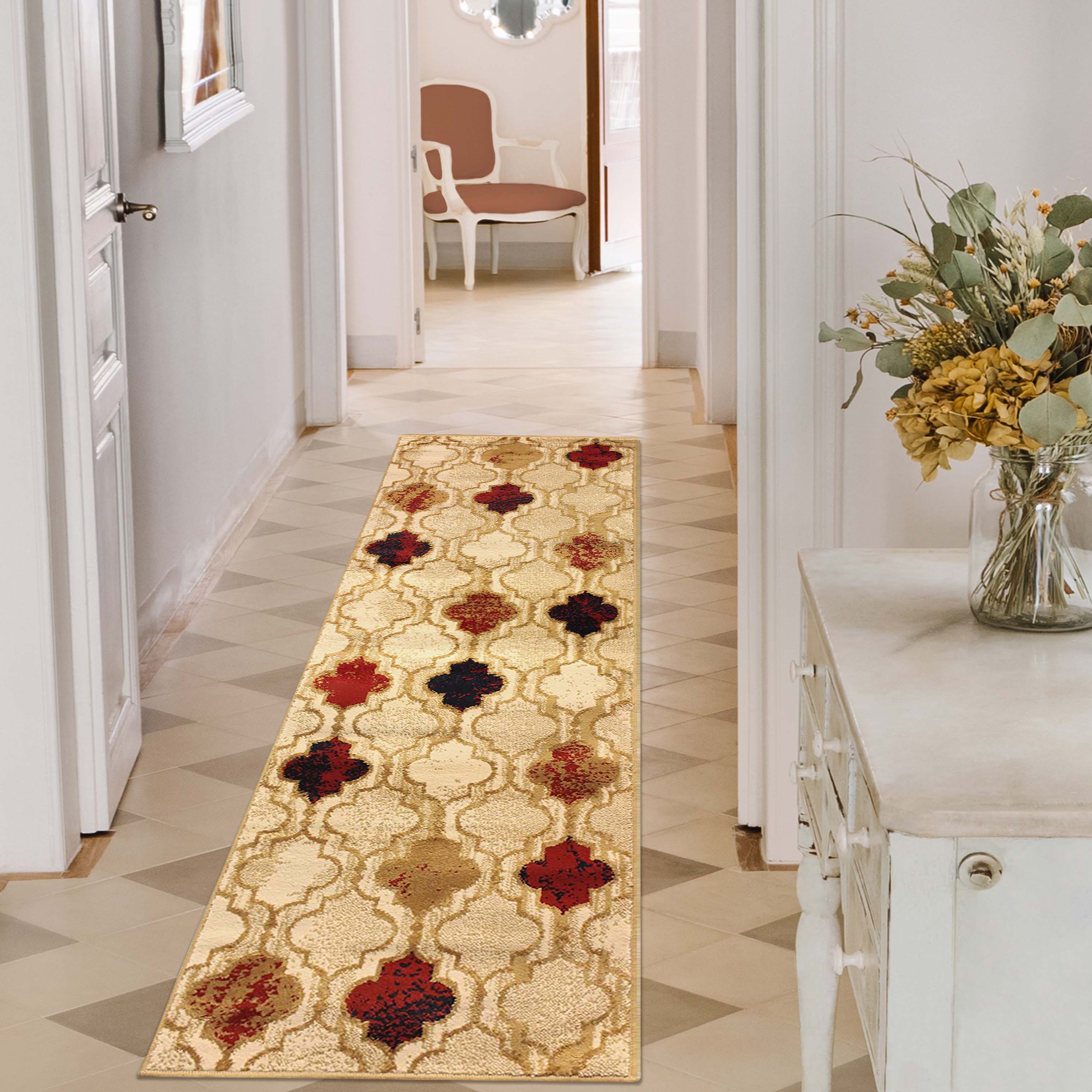 Viking Geometric Trellis Indoor Area Rugs or Runner Rug - Omnigoodsstore