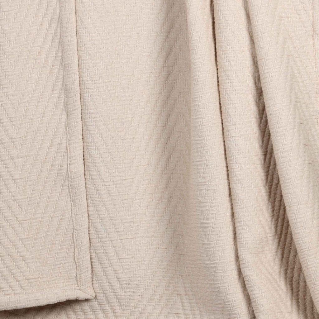 Aswan Cotton Medium Weight Chevron Woven Coverlet - Omnigoodsstore