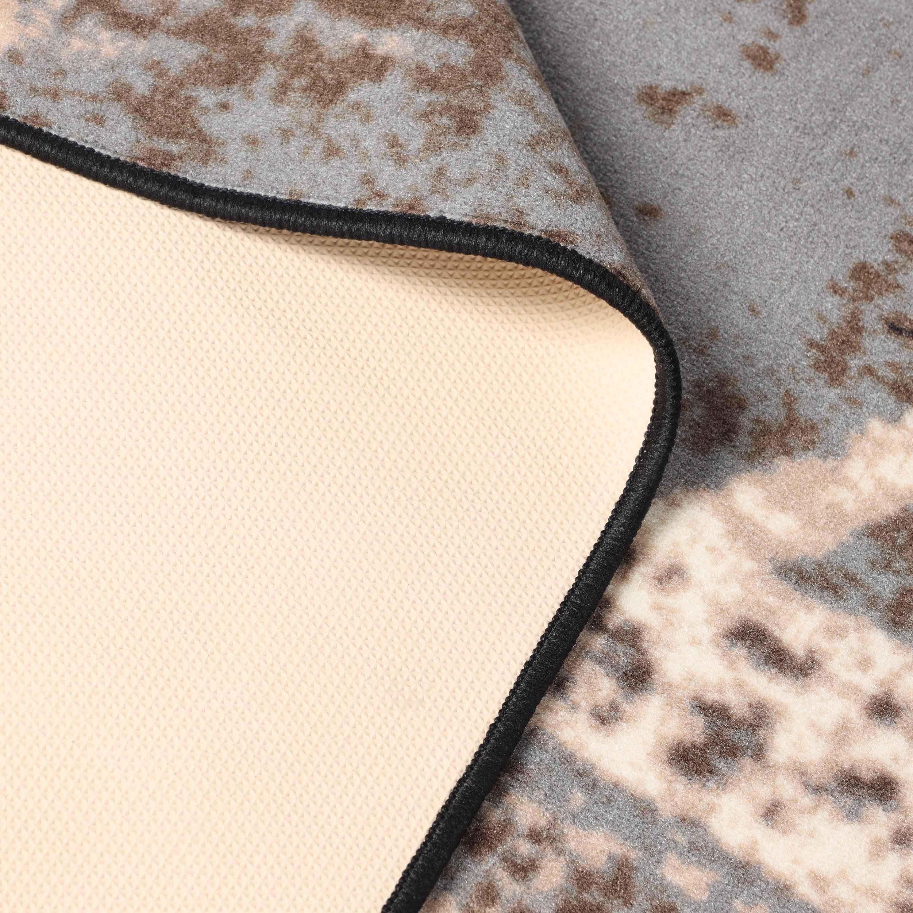 Pastiche Contemporary Floral Patchwork Indoor Area Rug or Runner Rug - Omnigoodsstore