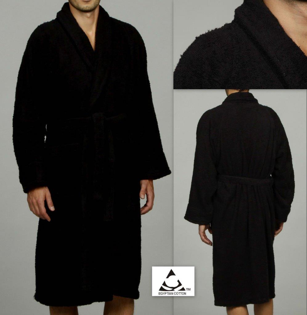 Cotton Ultra Soft Terry Adult Unisex Lightweight Luxury Bathrobe - Omnigoodsstore