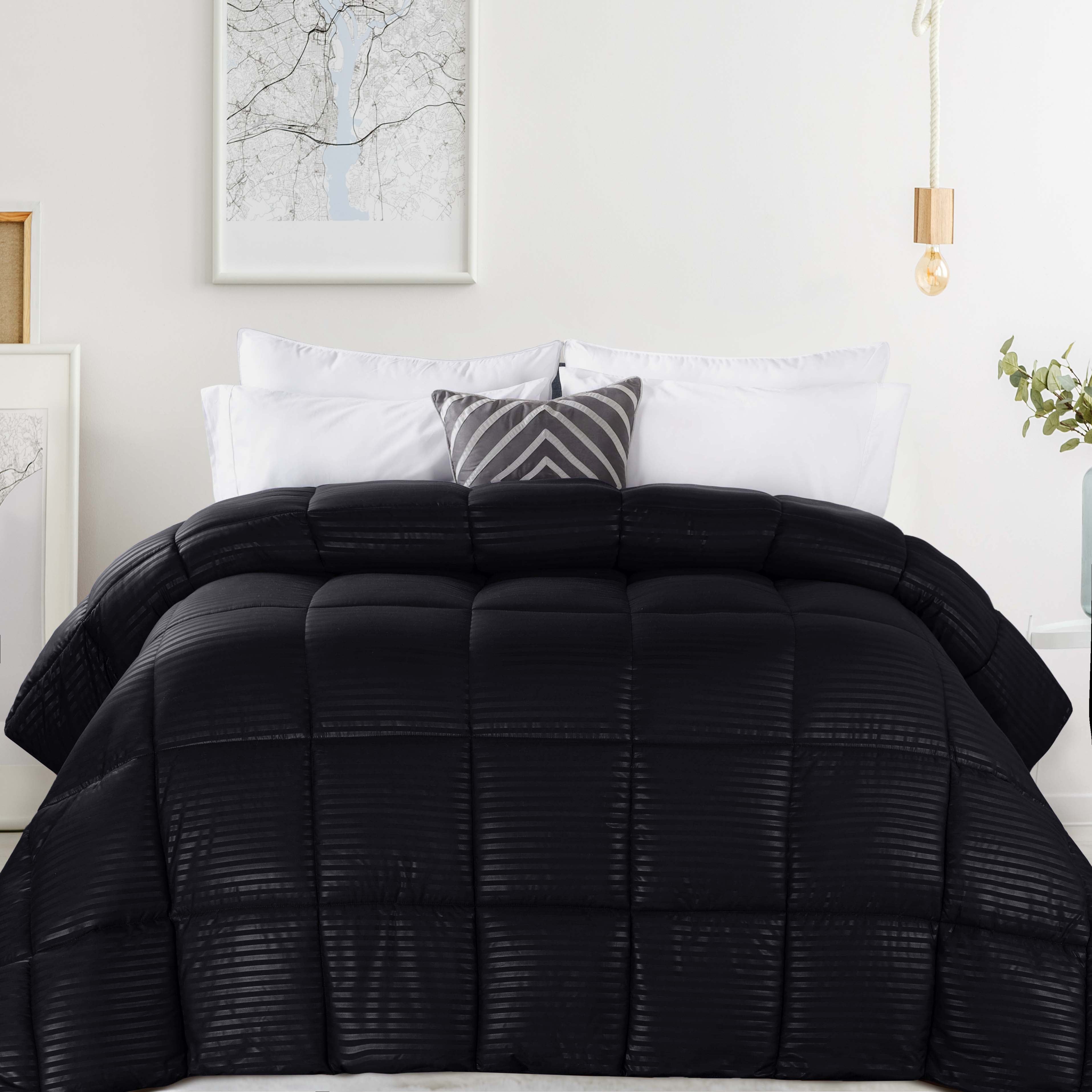 Reversible Striped Down Alternative Comforter - Omnigoodsstore