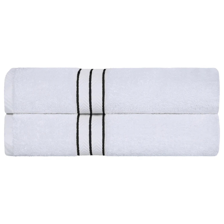 Turkish Cotton Ultra-Plush Solid 2-Piece Highly Absorbent Bath Sheet Set - Omnigoodsstore