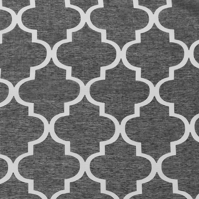 Trellis Sheer Grommet Curtain Panel Set - Omnigoodsstore