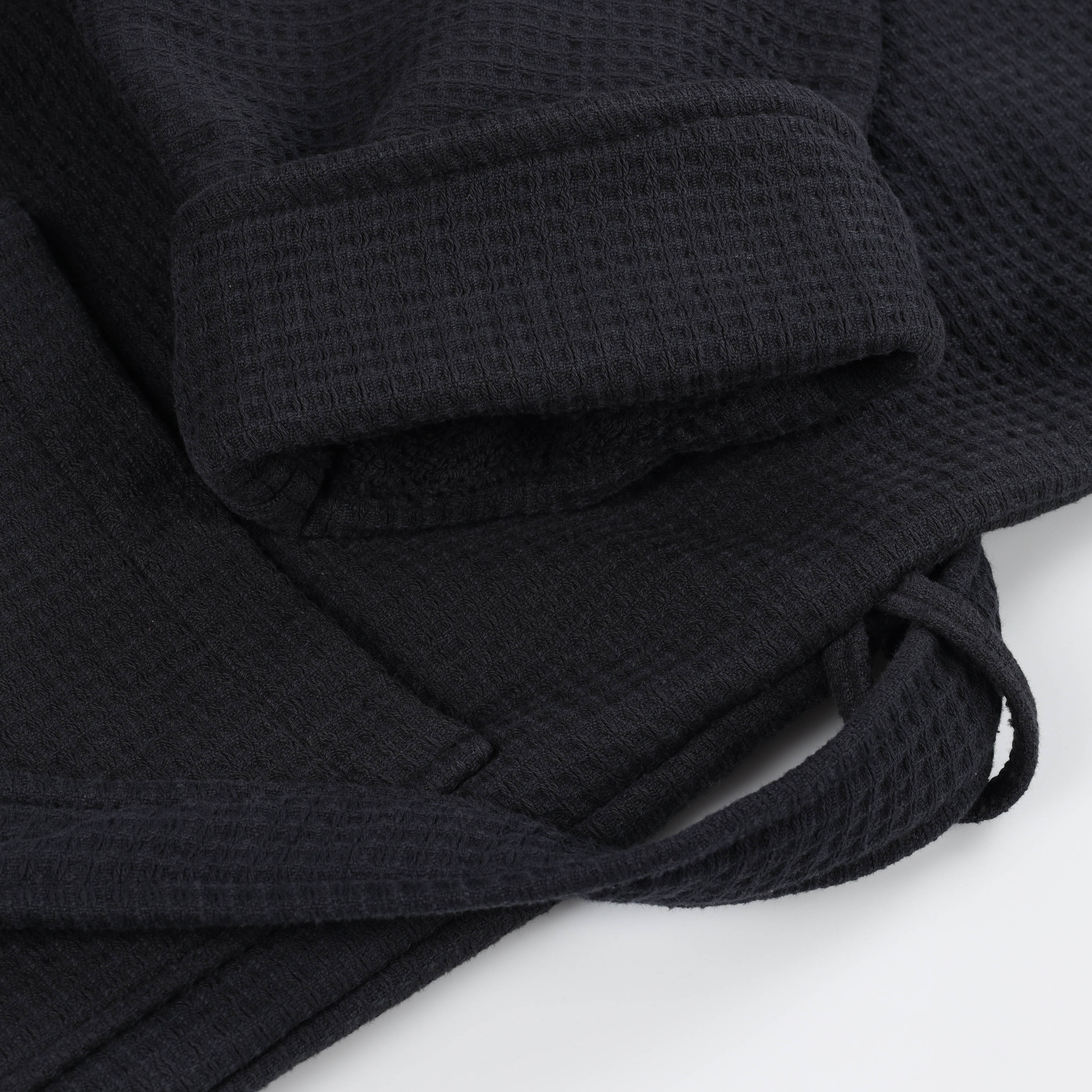 Waffle Weave Cotton Soft Lightweight Oversized Unisex Adult Bath Robe - Omnigoodsstore