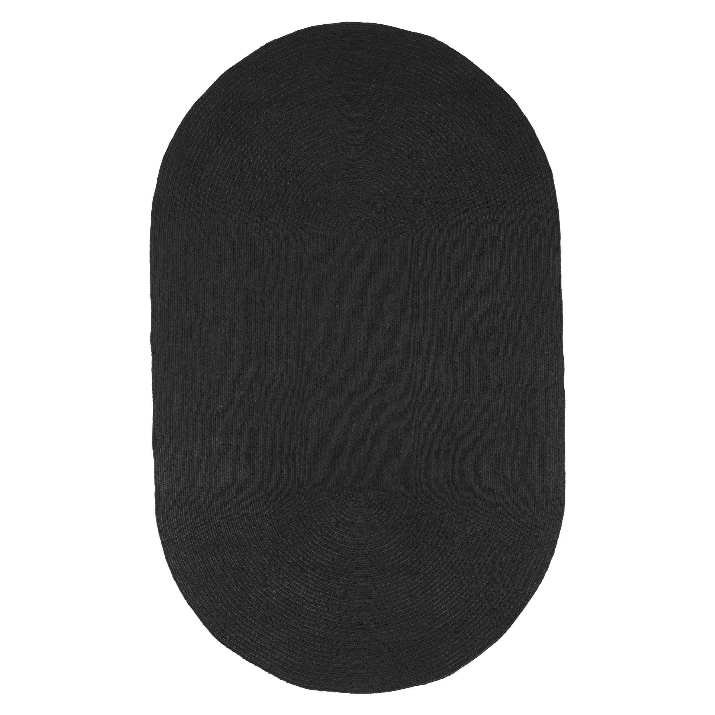 Classic Braided Area Rug Indoor Outdoor Rugs Oval - Omnigoodsstore