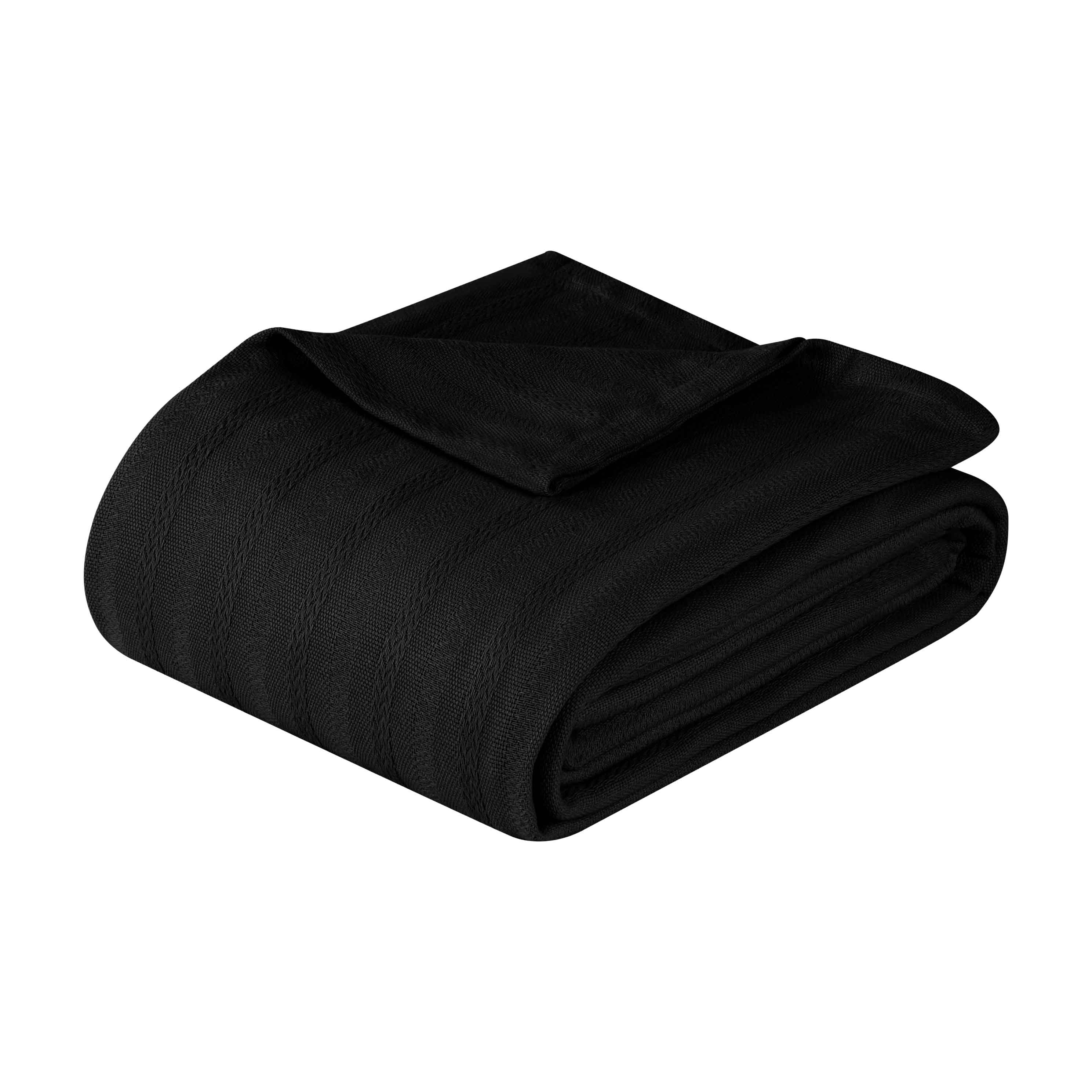 Clara Cotton Textured Striped Lightweight Woven Blanket - Omnigoodsstore