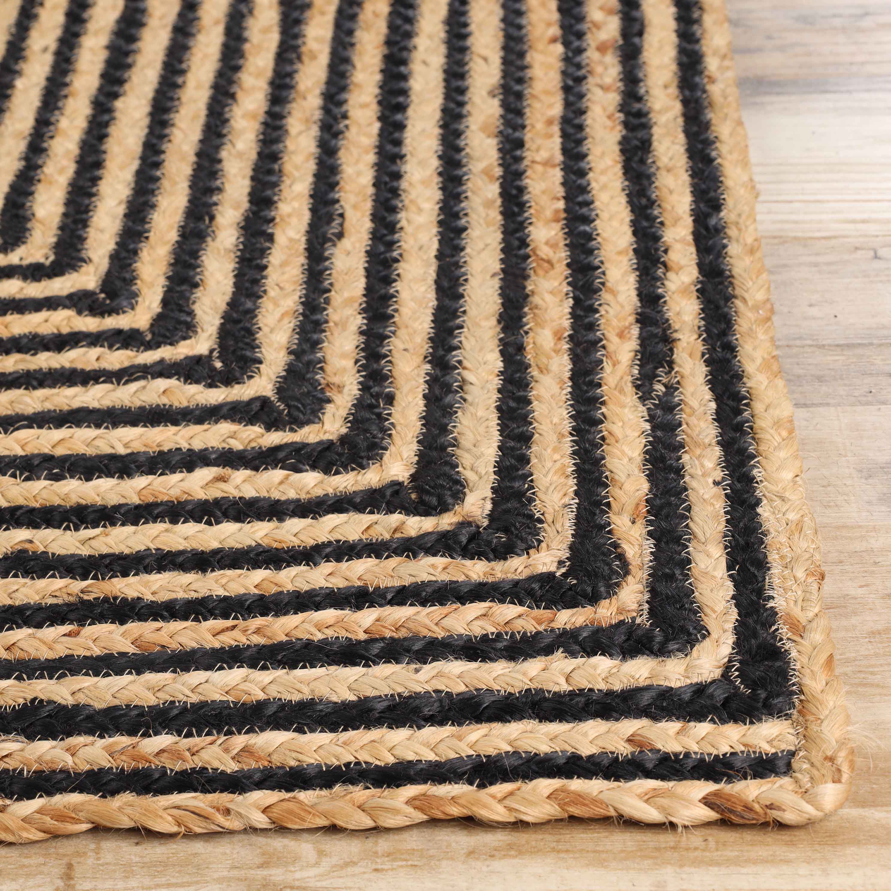 Braided Jute Reversible Handwoven Indoor Outdoor Area Rug - Omnigoodsstore