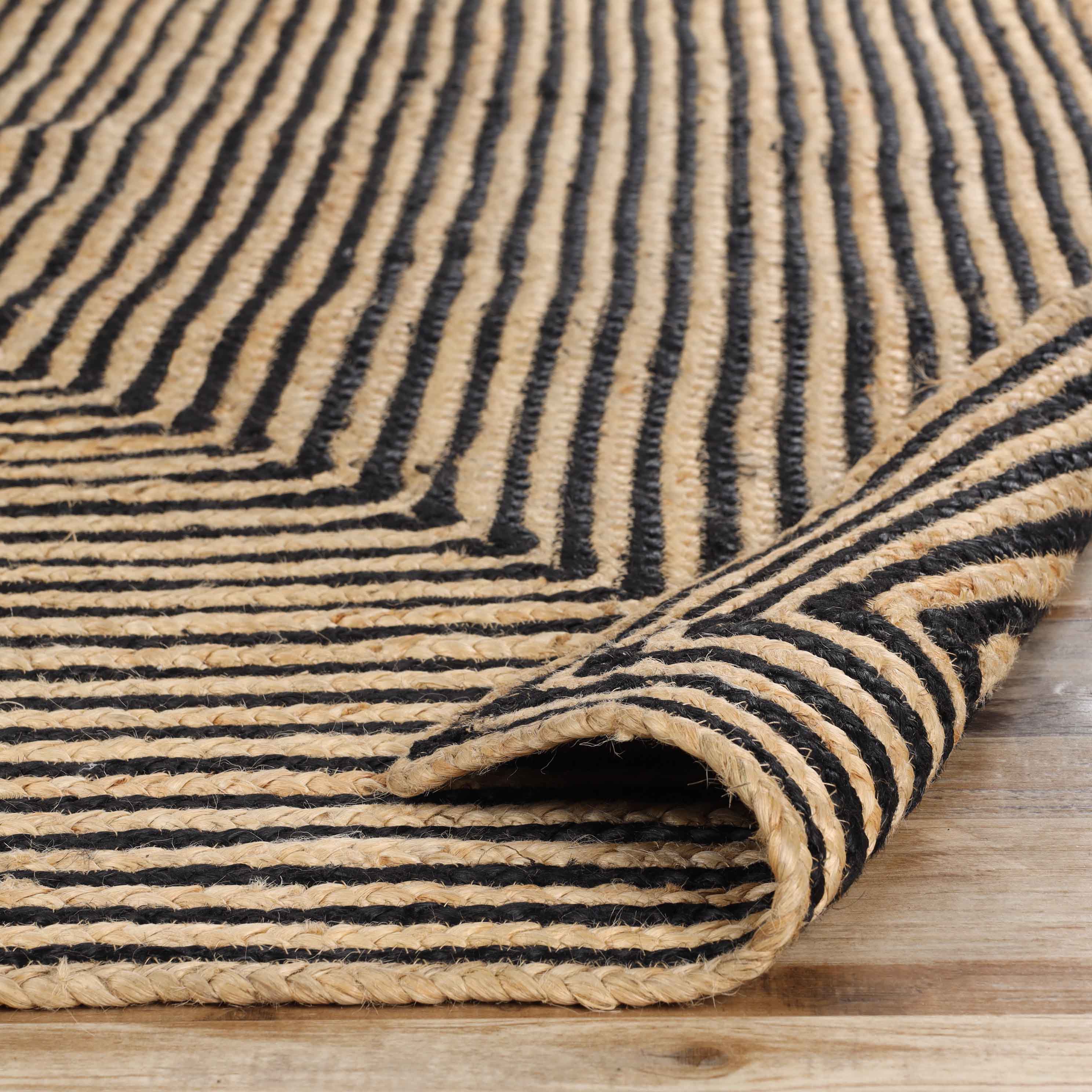 Braided Jute Reversible Handwoven Indoor Outdoor Area Rug - Omnigoodsstore