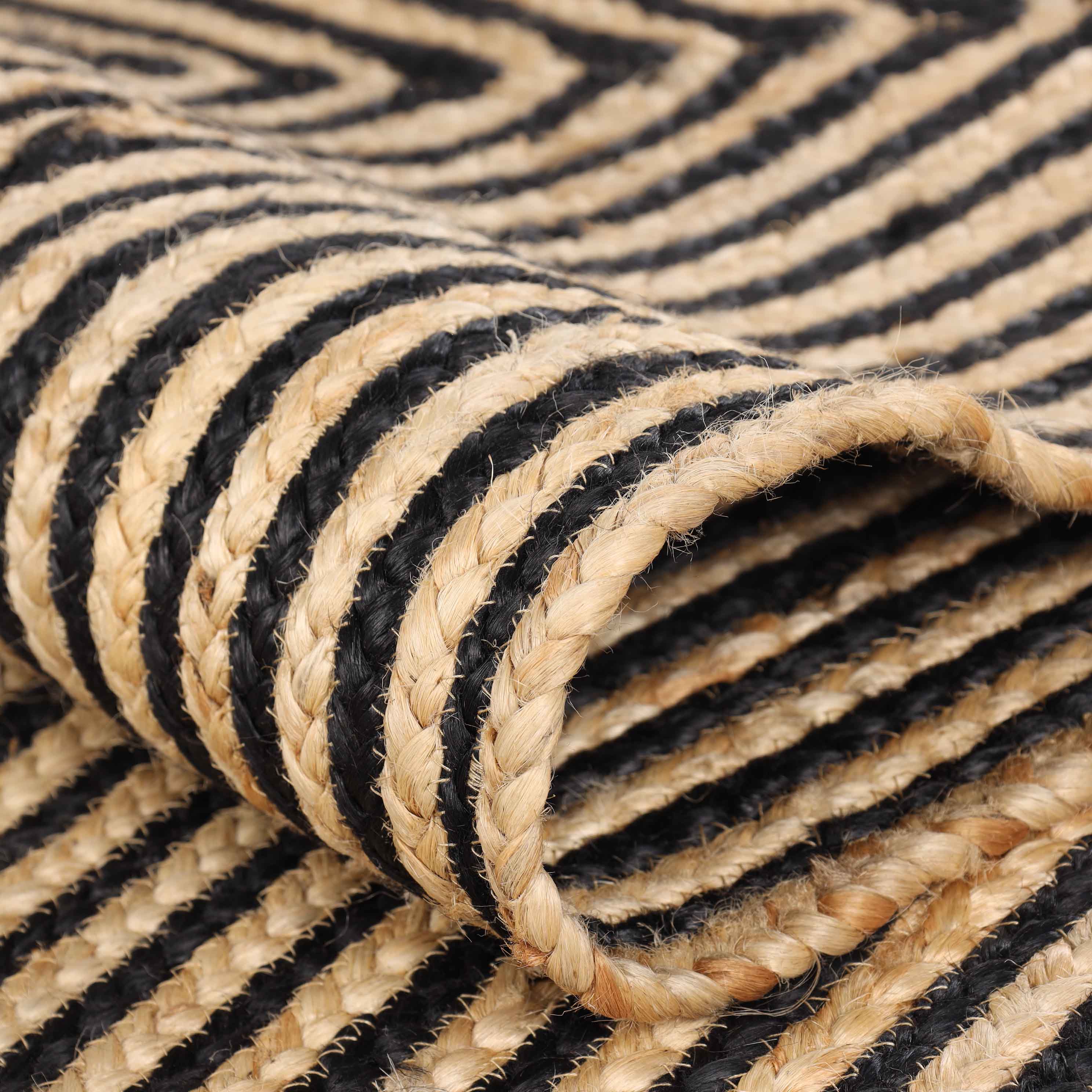 Braided Jute Reversible Handwoven Indoor Outdoor Area Rug - Omnigoodsstore