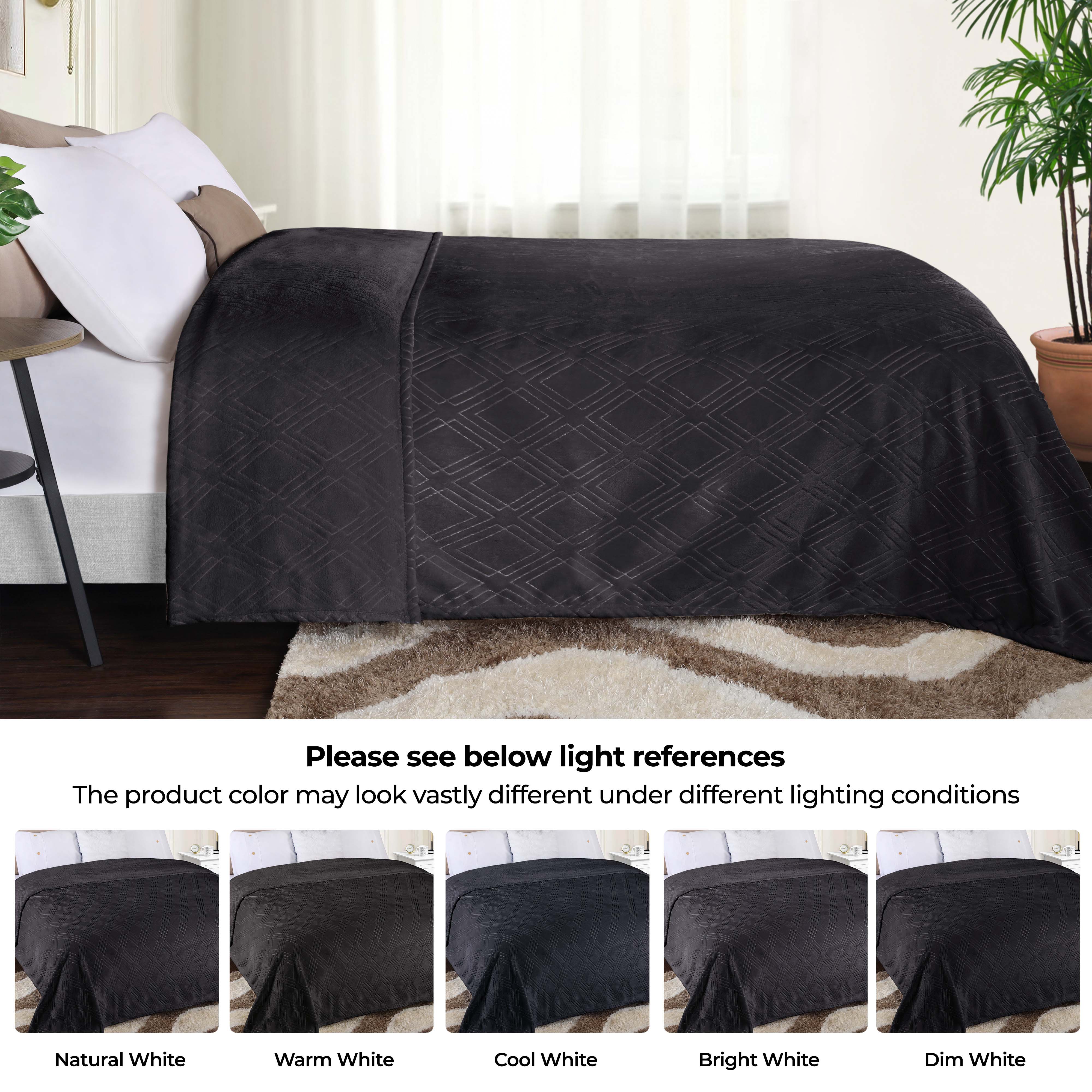 Alaska Diamond Plush Fleece Ultra-Soft Blanket - Omnigoodsstore