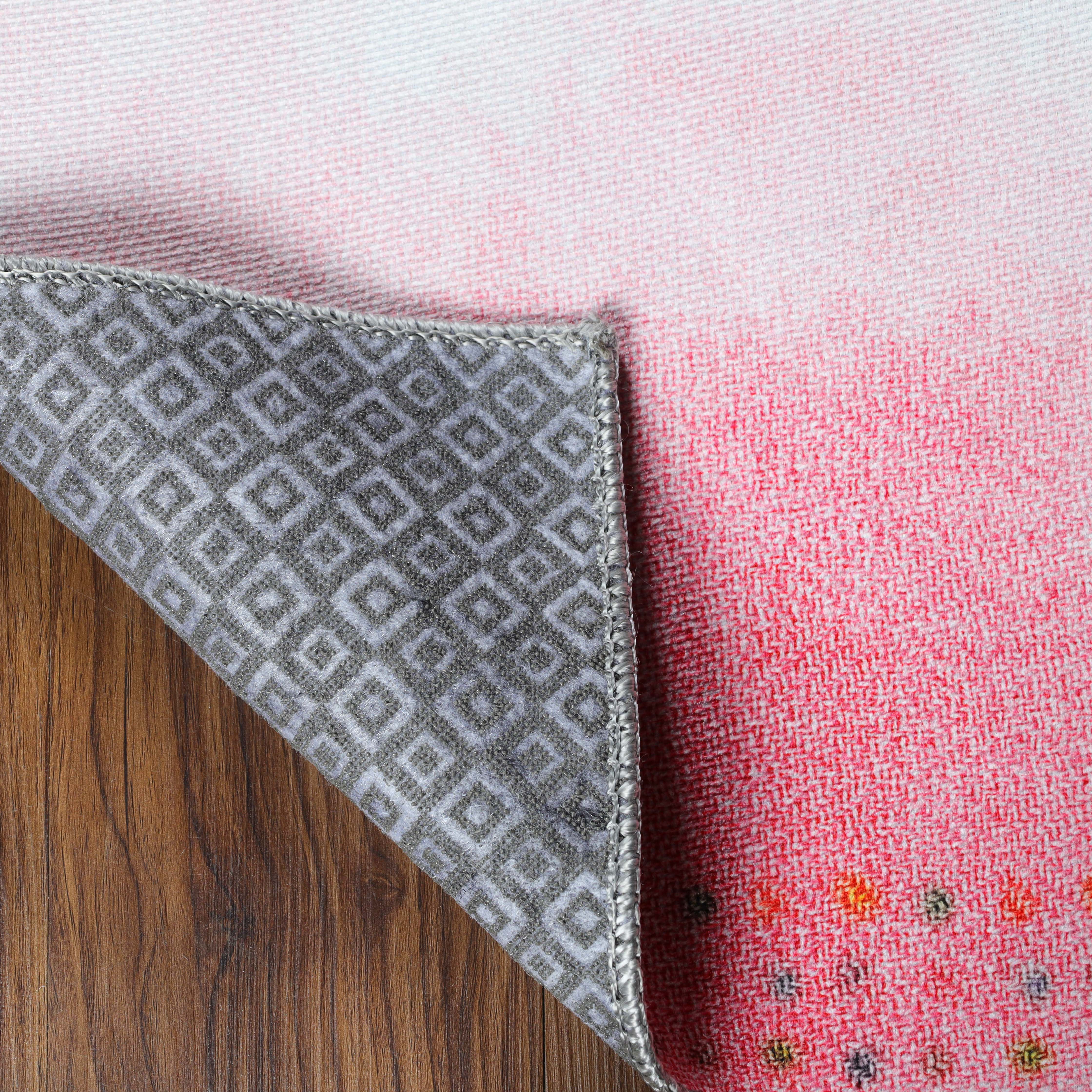 Blossom Kids Bright Patterned Non-Slip Area Rug or Runner Rug - Omnigoodsstore